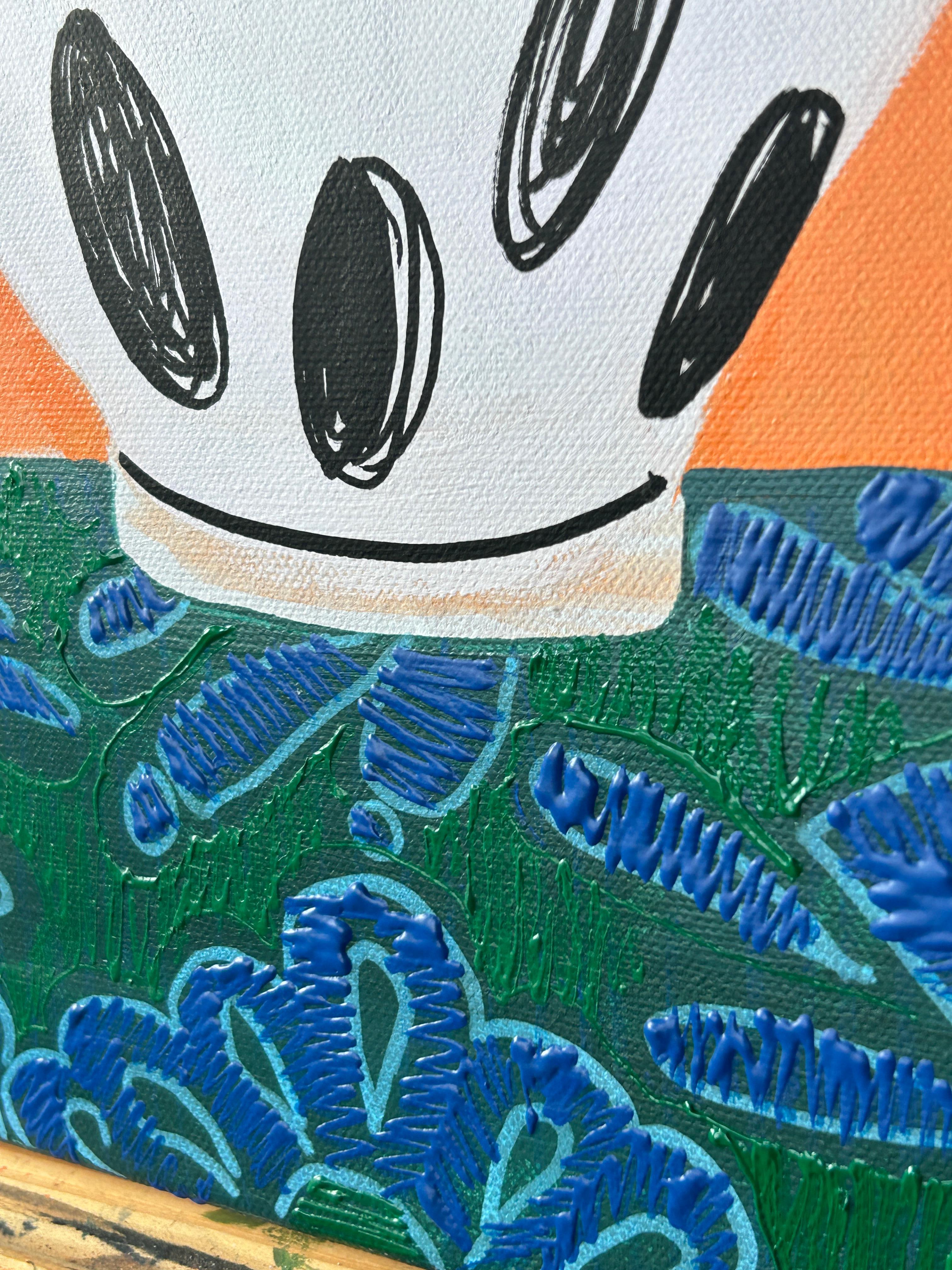 Blumenstrauß in Orange im Angebot 5