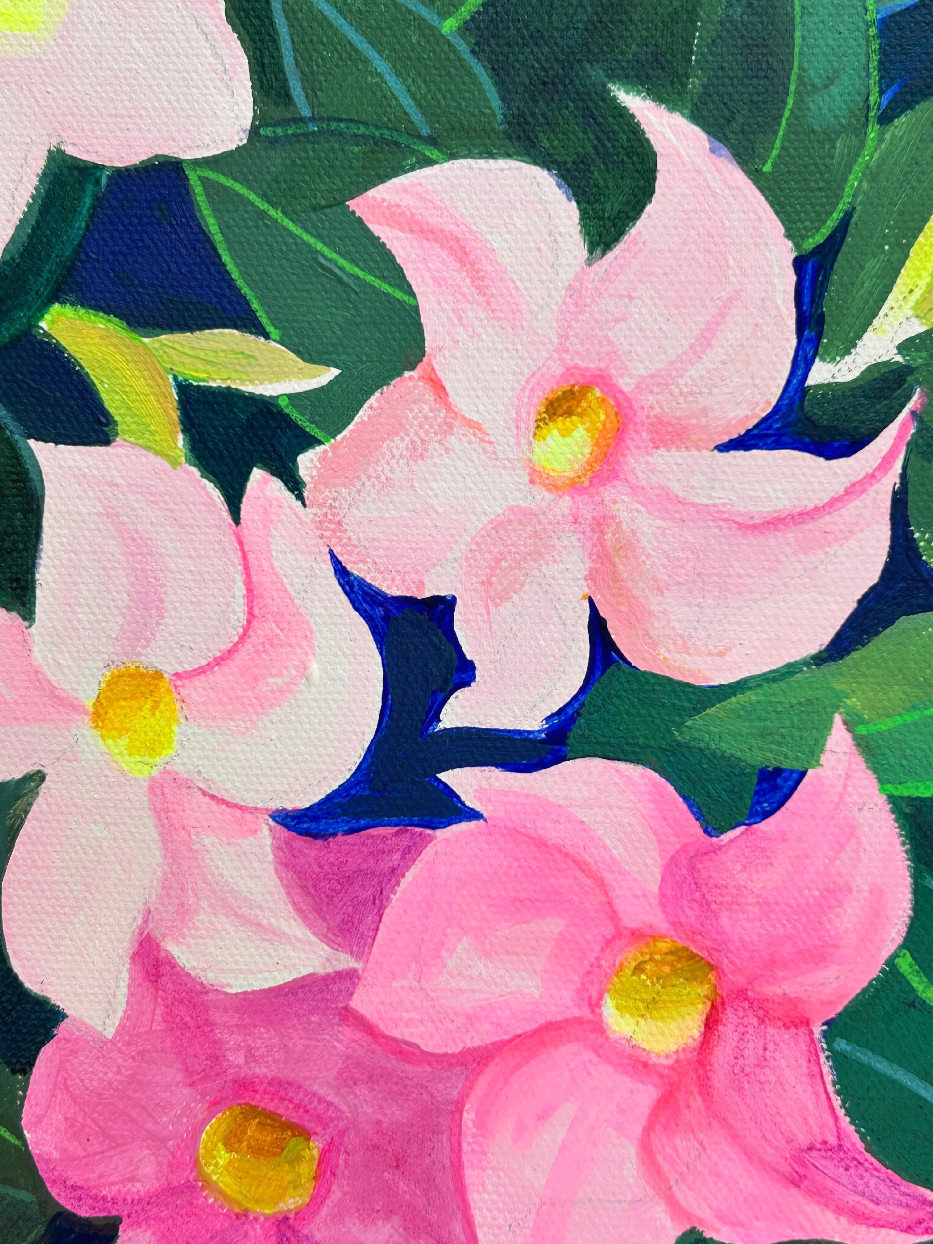 Hotter than Desire - Pink Still-Life Painting by Olena Kishkurno