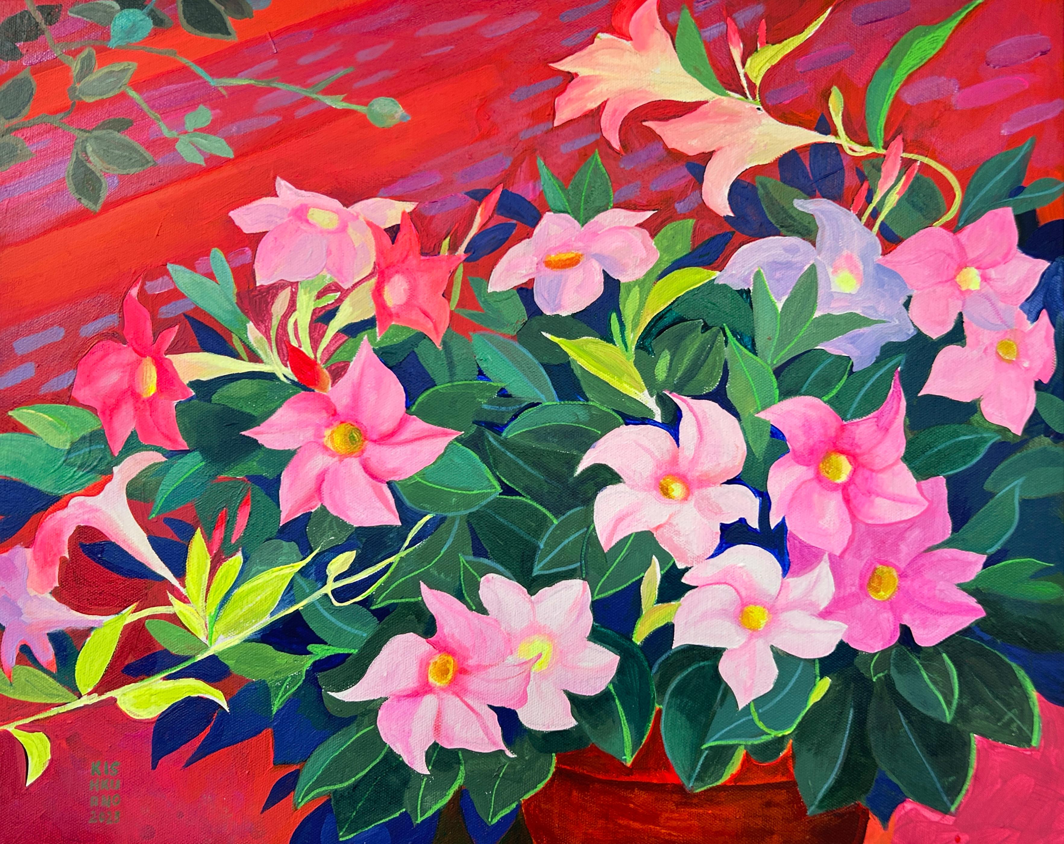 Olena Kishkurno Still-Life Painting - Hotter than Desire
