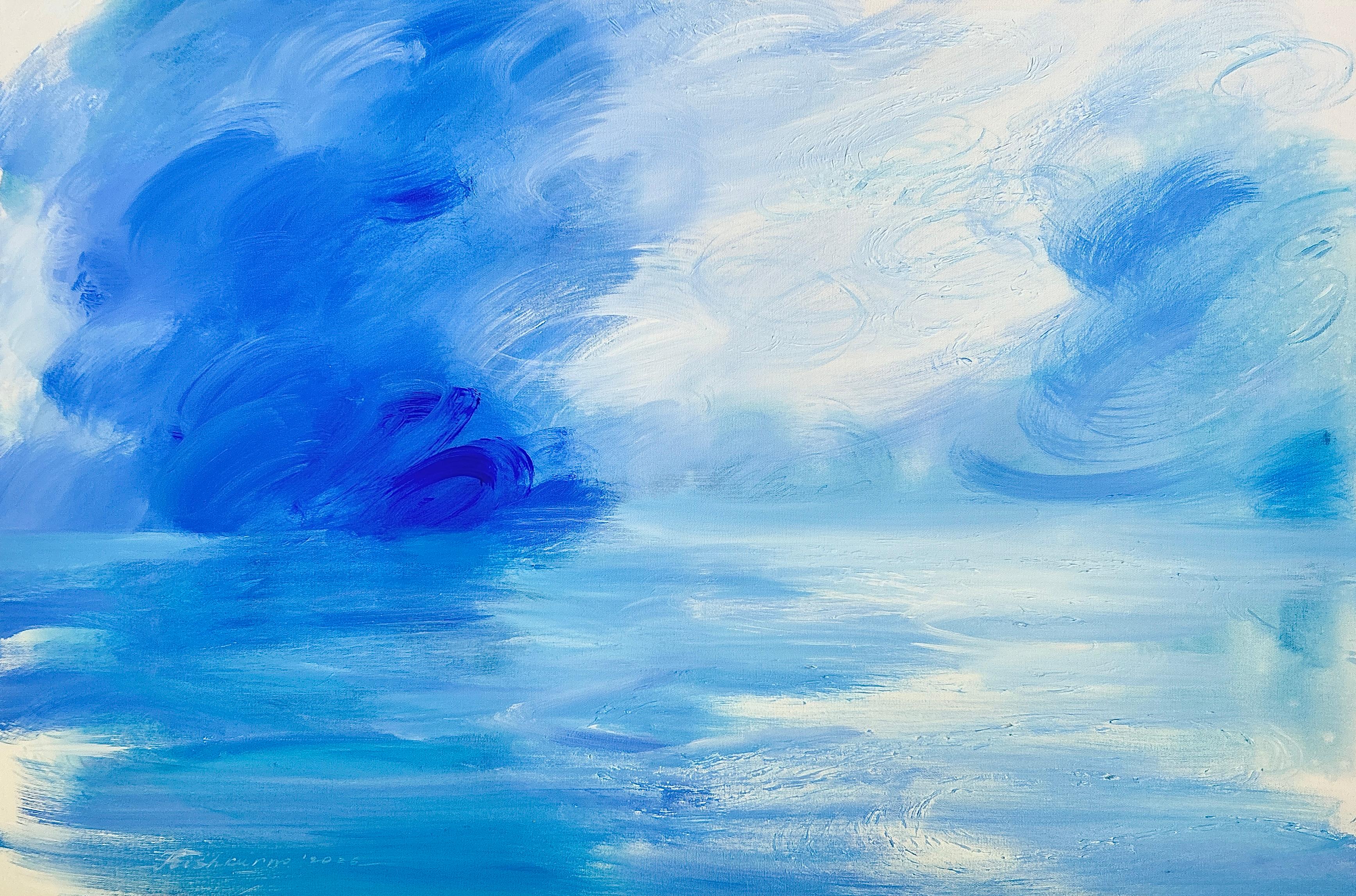 Landscape Painting Olena Kishkurno - Dans l'air