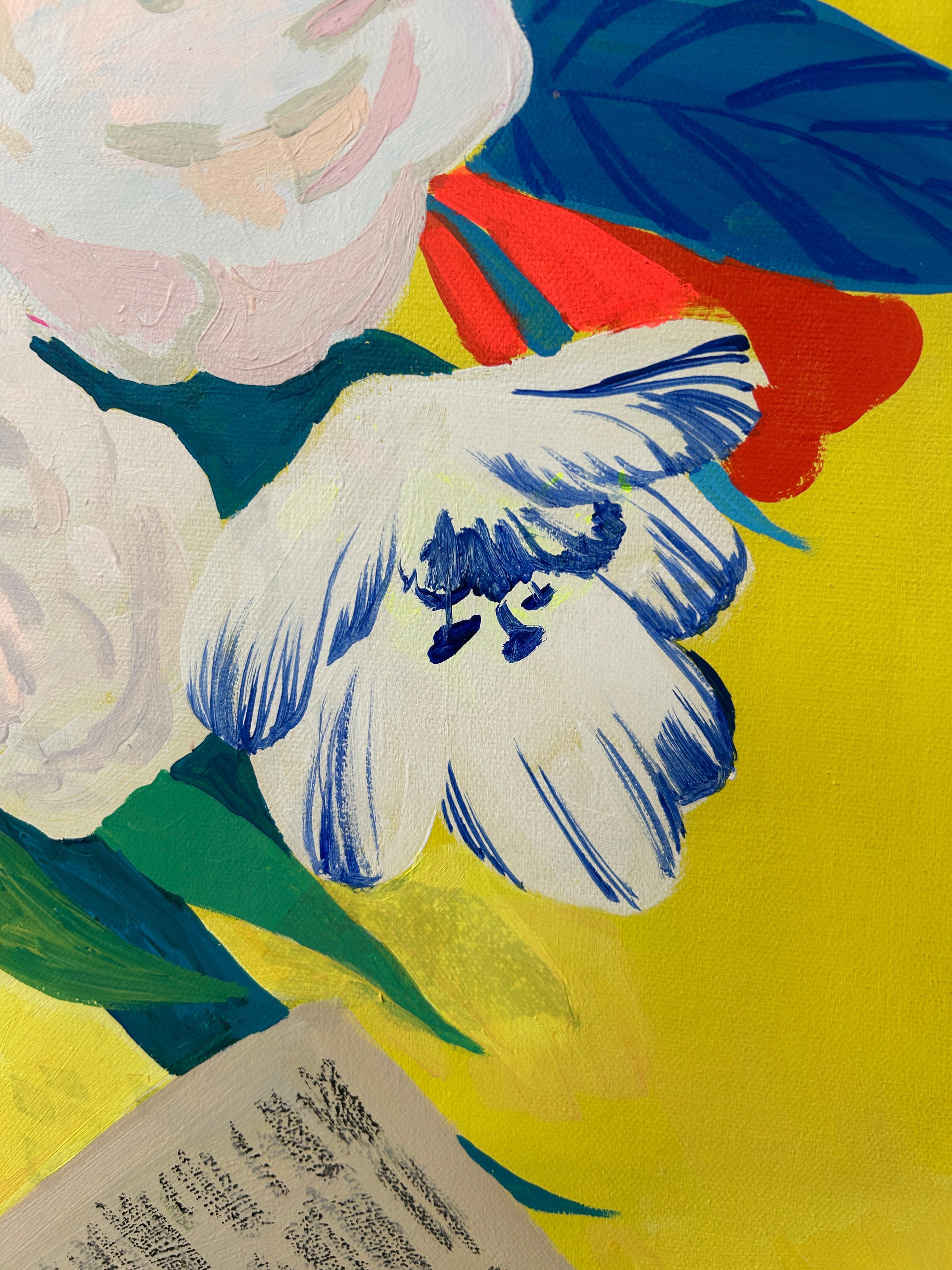 shipped in roll
“Just a Perfect Day” reflects the symbols and rituals of contemporary life — the small pleasures that have become part of our visual language of comfort and control.
Everything here seems flawless: fresh flowers, a cup of coffee,
