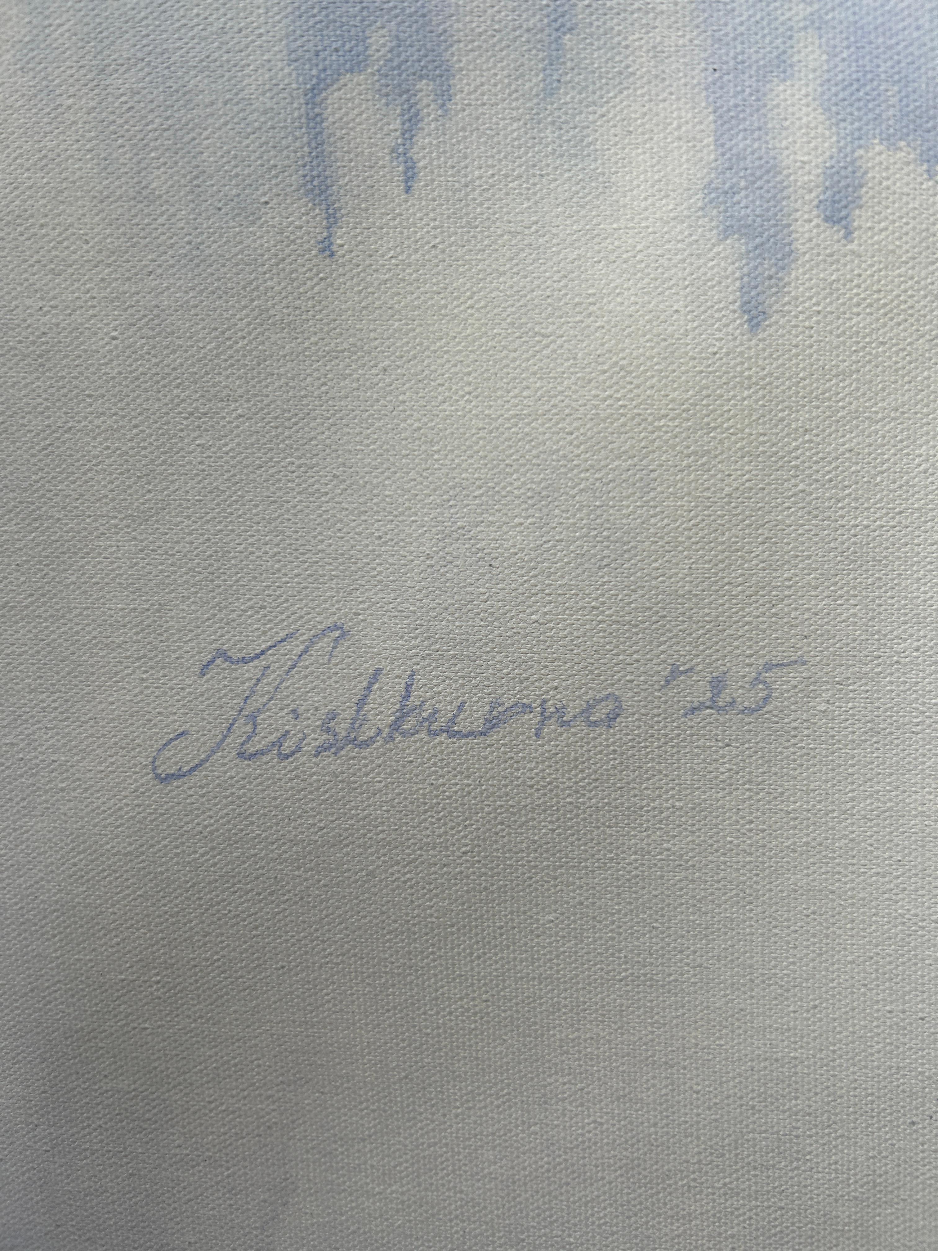 Mitternachtsblüte – Painting von Olena Kishkurno