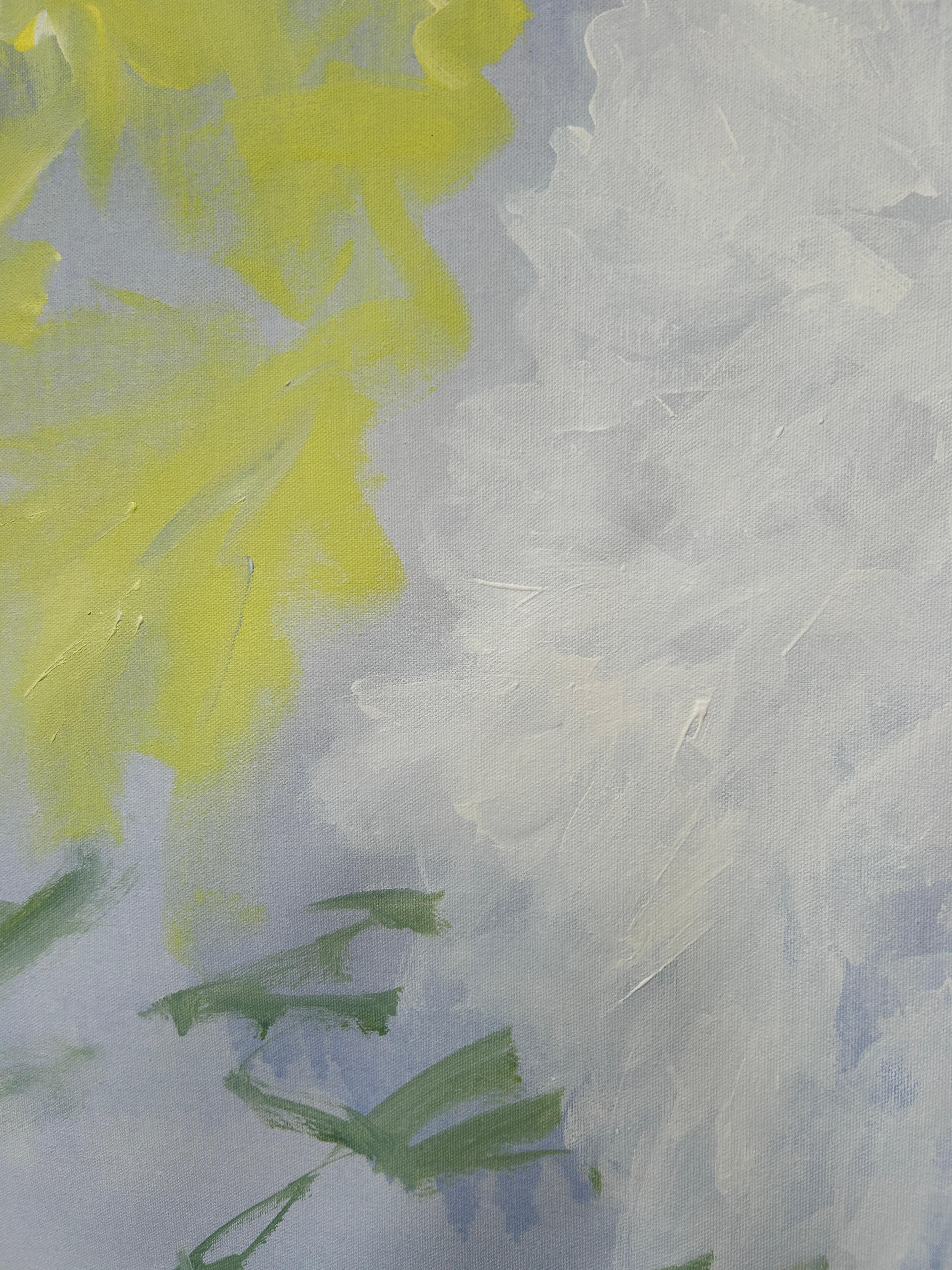 Mitternachtsblüte (Moderne), Painting, von Olena Kishkurno