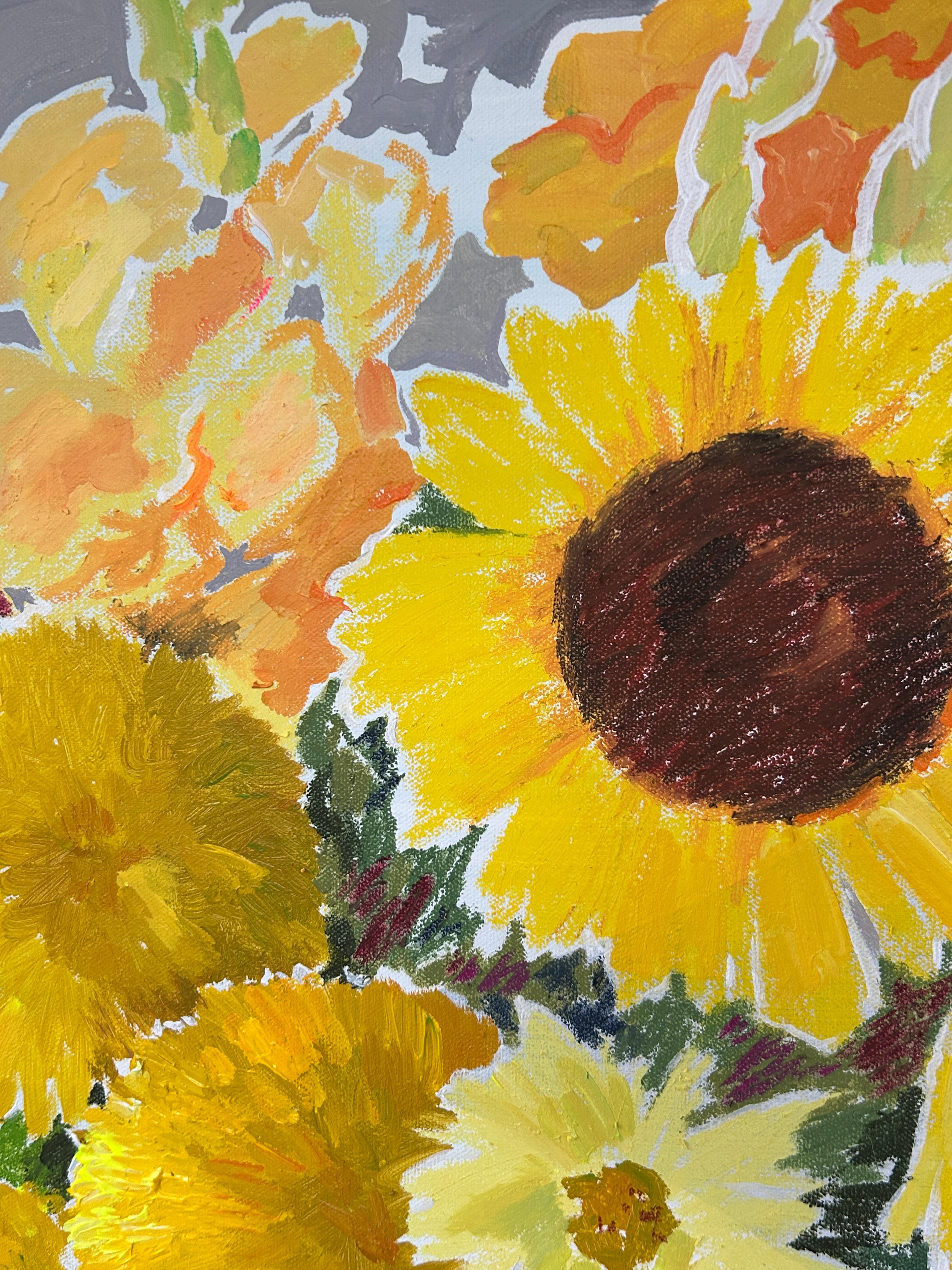 Were the Light Stays - Modern Painting by Olena Kishkurno