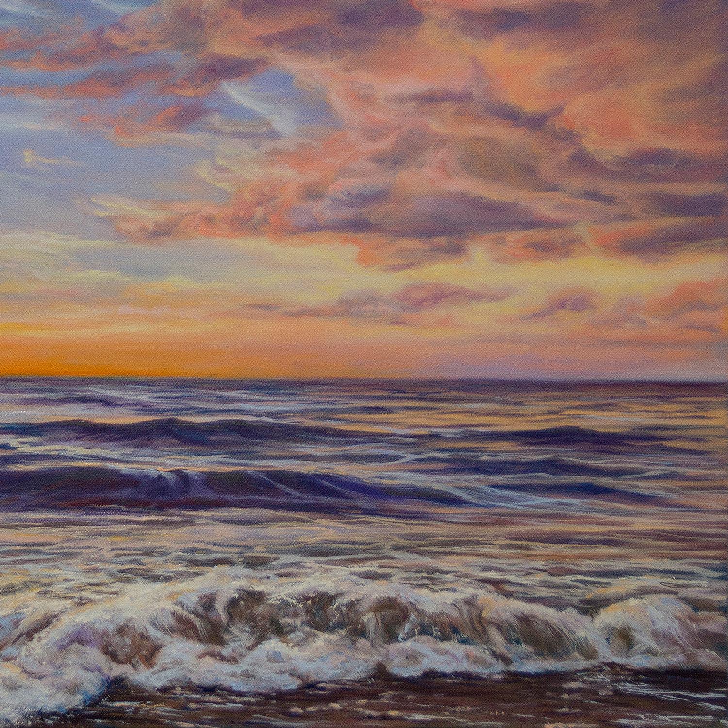 Gentle Sunrise, Ölgemälde (Realismus), Painting, von Olena Nabilsky