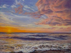 Used Gentle Sunrise, Oil Painting