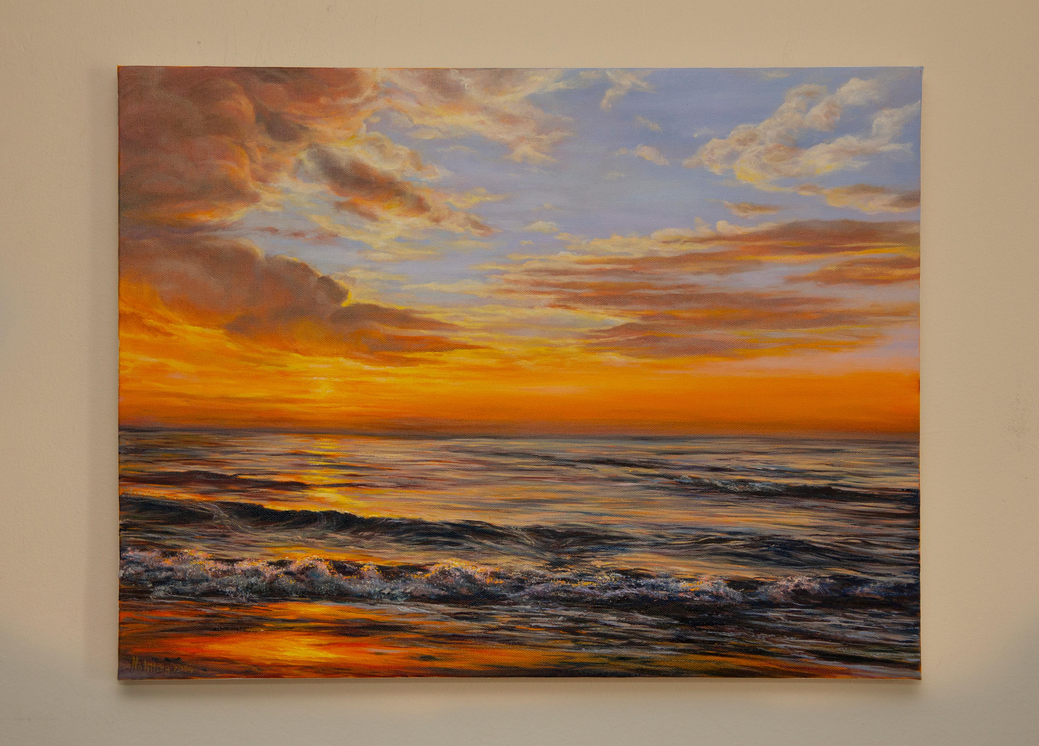 Hora dorada, Pintura al óleo - Painting Realista de Olena Nabilsky