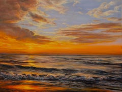 Hora dorada, Pintura al óleo