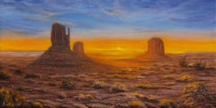 Hot by the Sun, Oil Painting