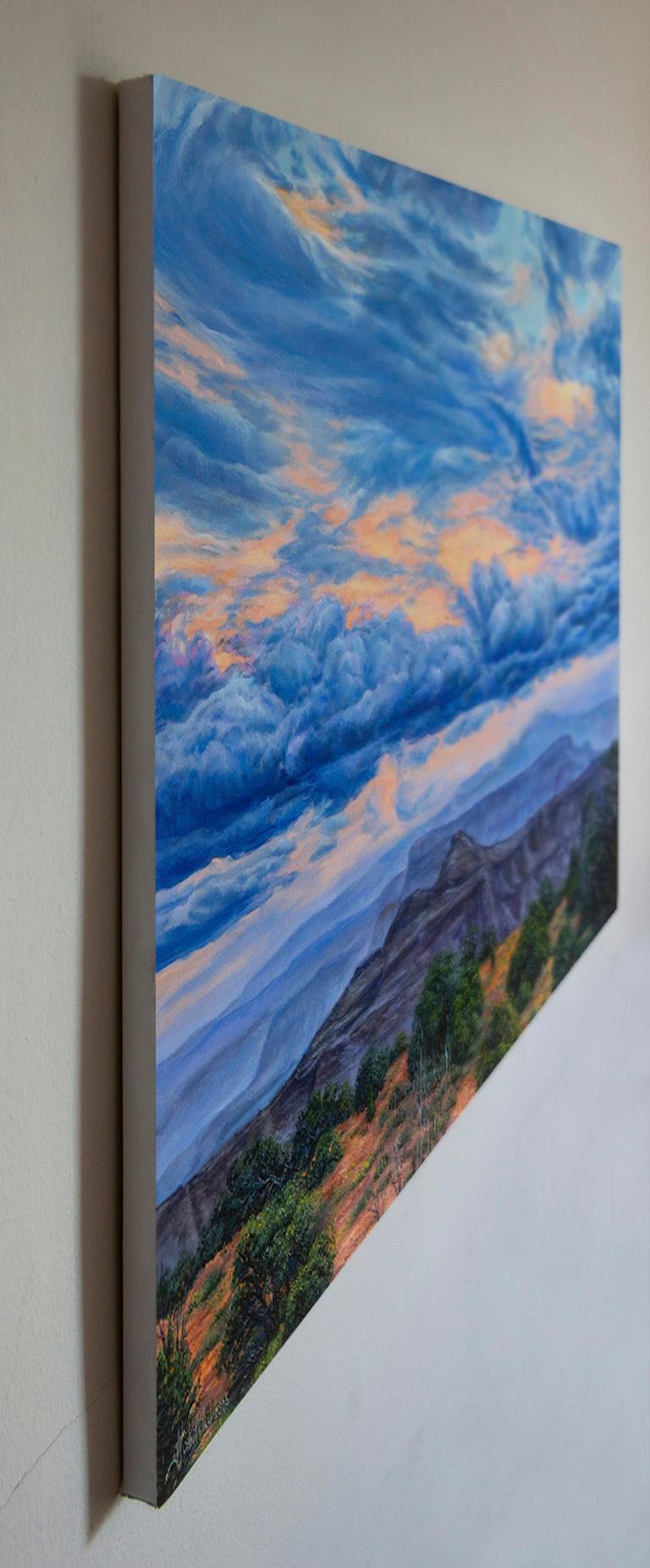Cielo di primavera, pittura a olio in vendita 1