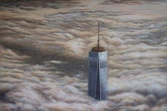 The One Tower, Oil Painting