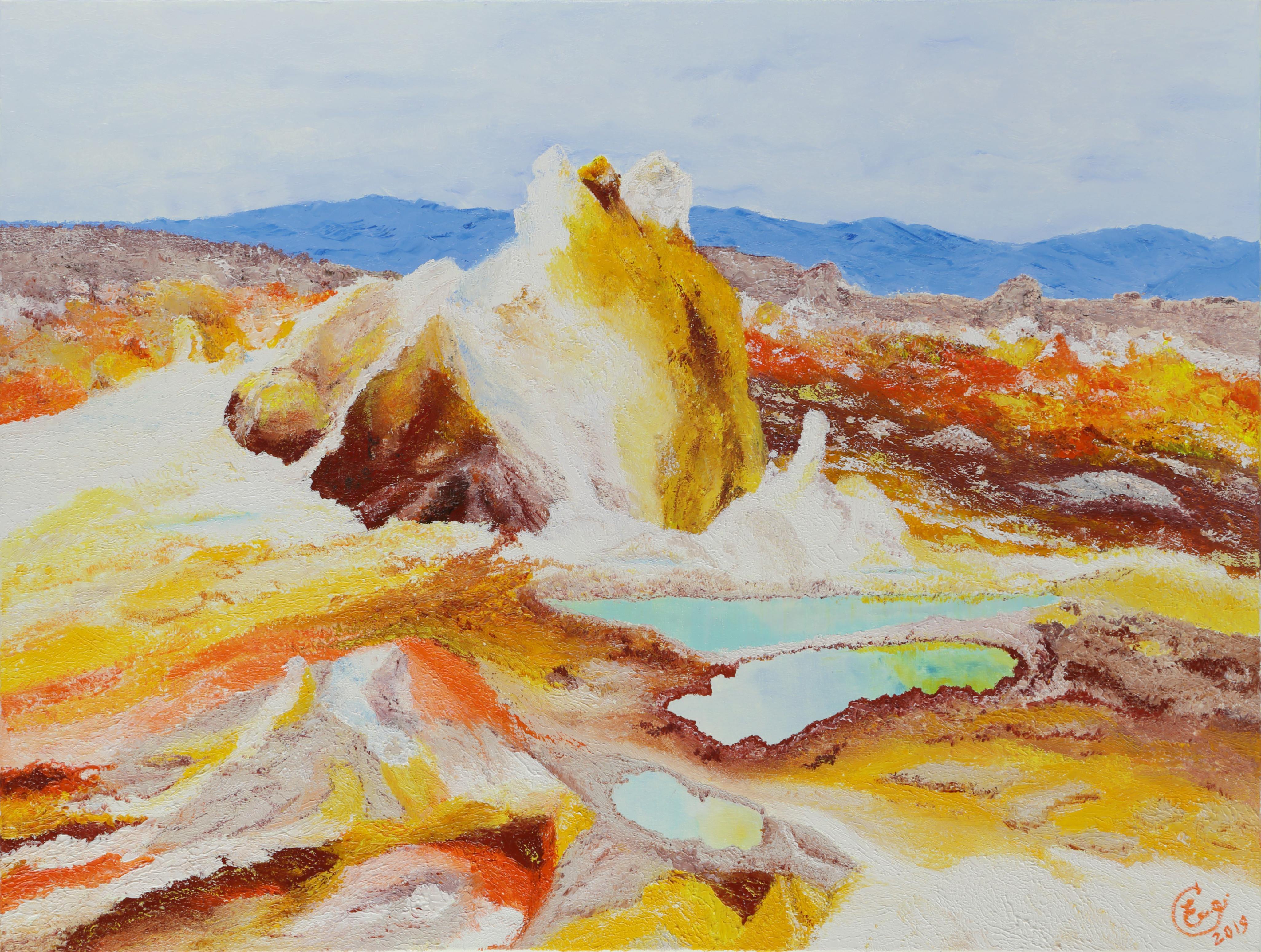 Figurative Painting di Olena Smal - "Sale della Terra"