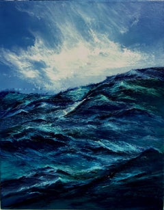 Ocean Line, Painting, Oil on Canvas