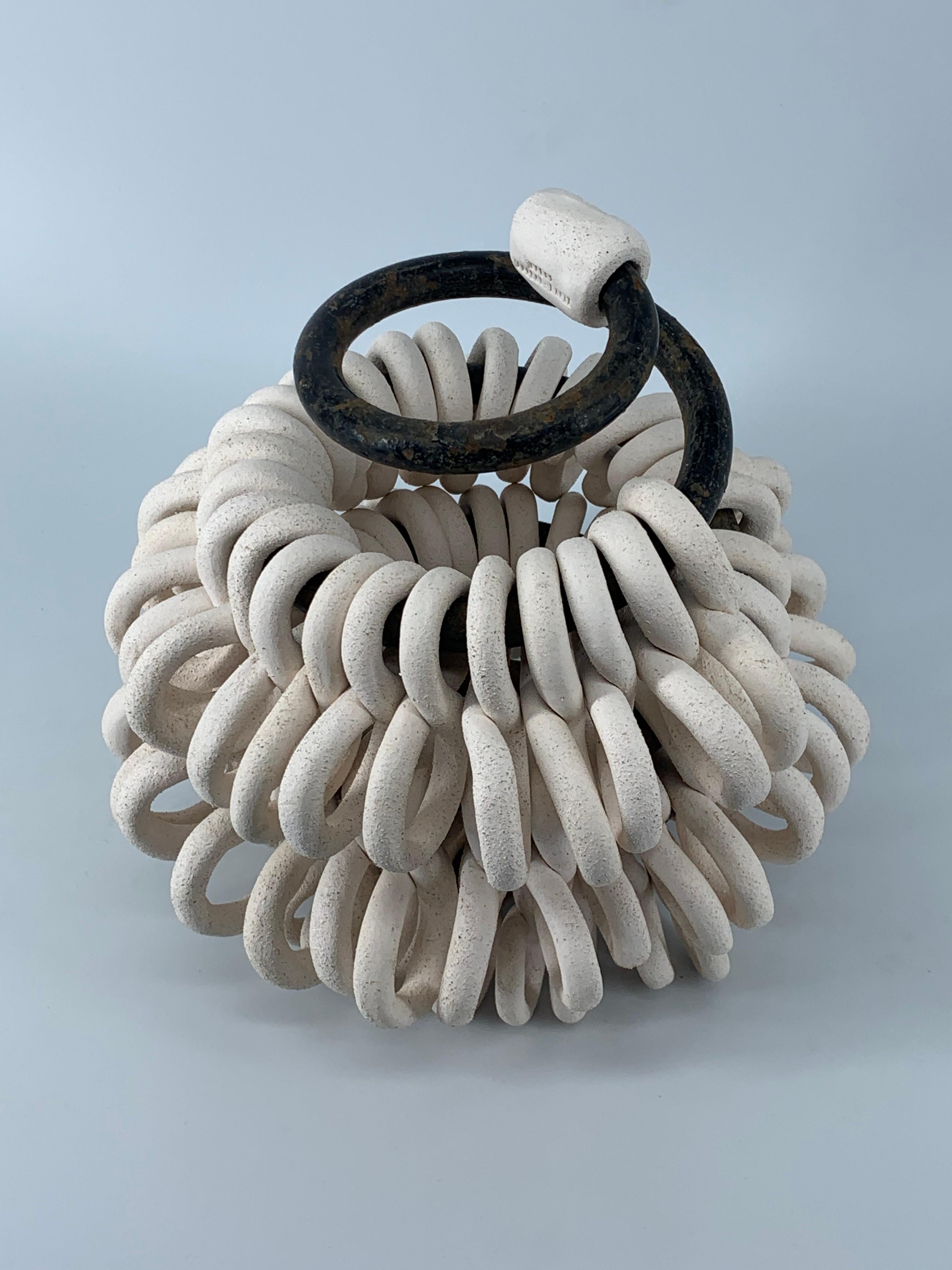 Infinity in infinity in a spiral ІІ - Abstract Geometric Sculpture by Olesia Dvorak-Galik