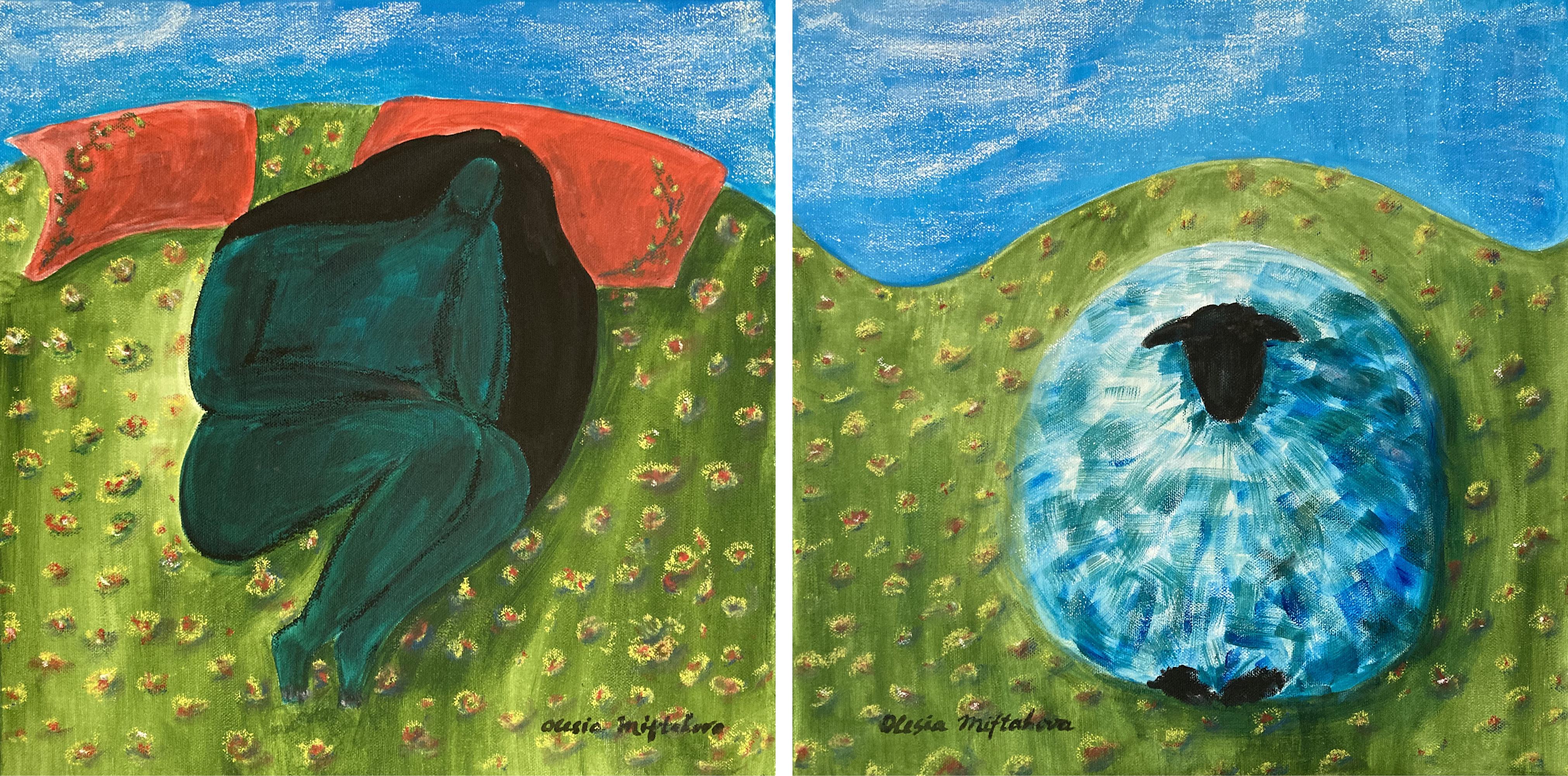 Diptych "Summertime"