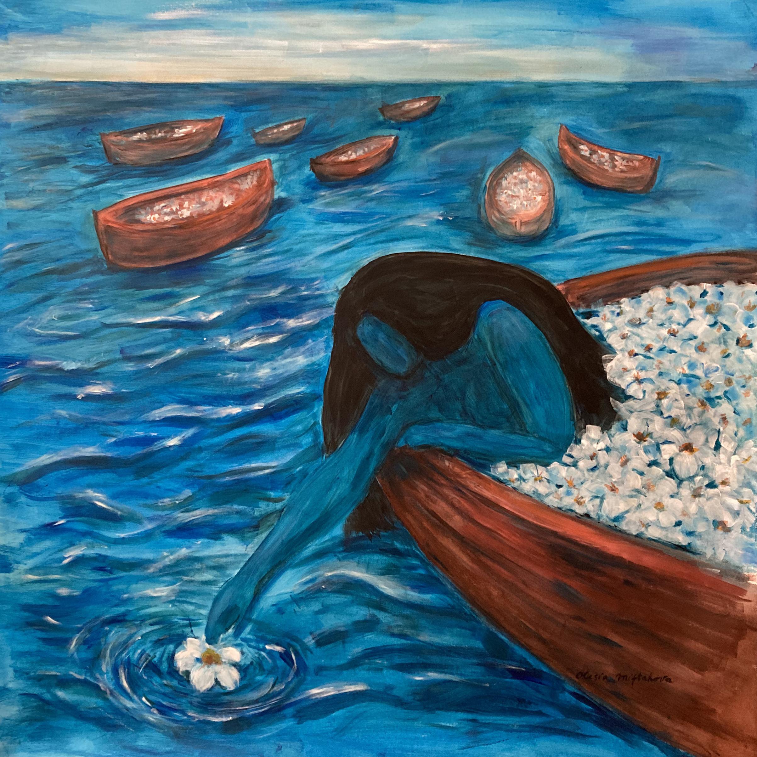 Olesia Miftahova Landscape Painting - What Tomorrow Brings