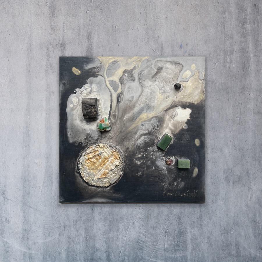 Early force - abstract composition with stones  For Sale 10