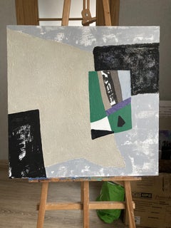 Habitat of natural forms #5 - conceptual mixed media abstraction