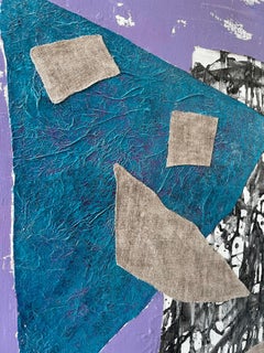 Space output - expressive abstract painting