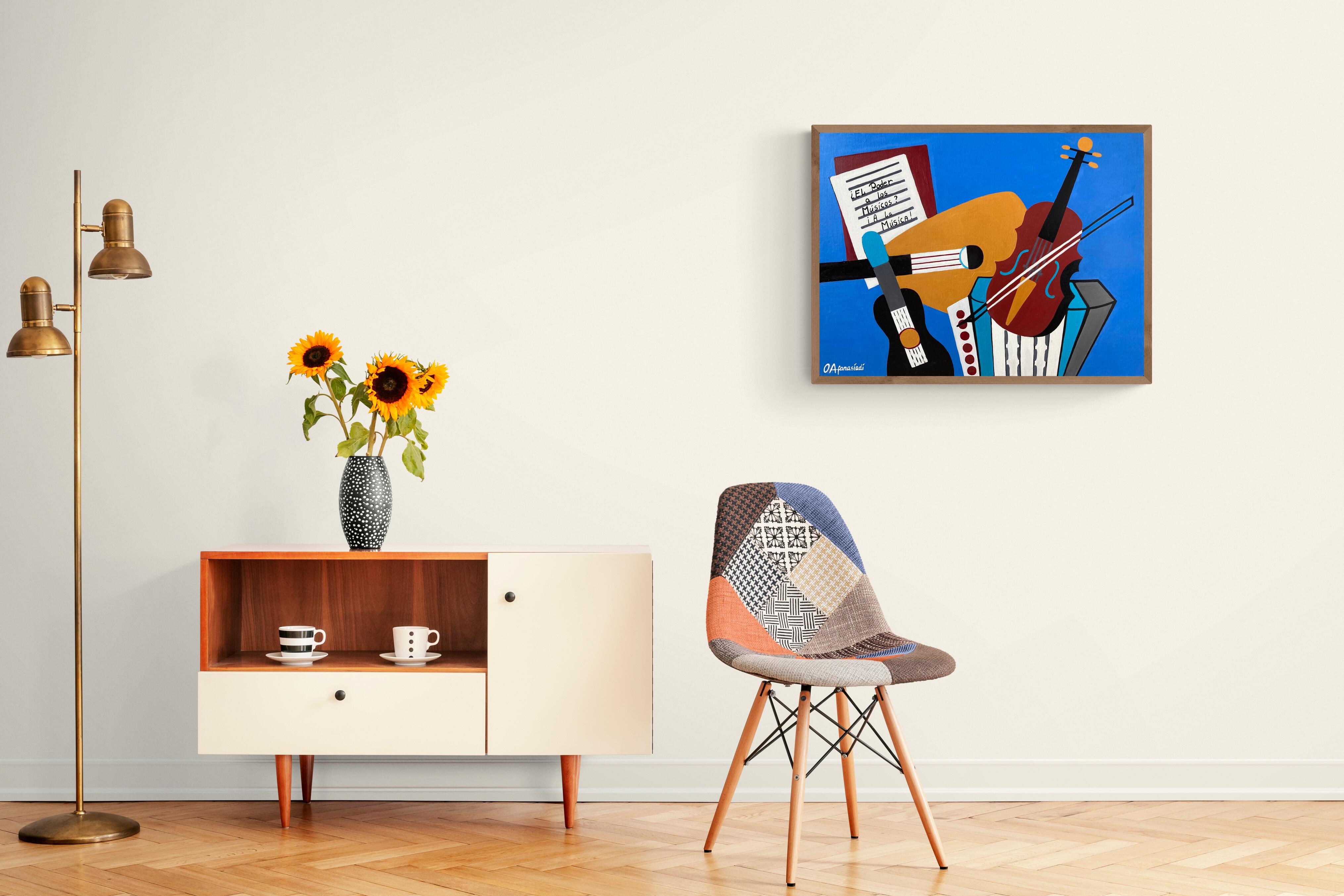 Stillife with musical instruments  For Sale 2