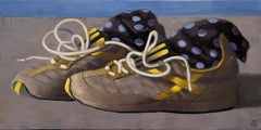 SHOES WITH POLKA DOT SOCKS - Contemporary Still Life / Traditional Realism