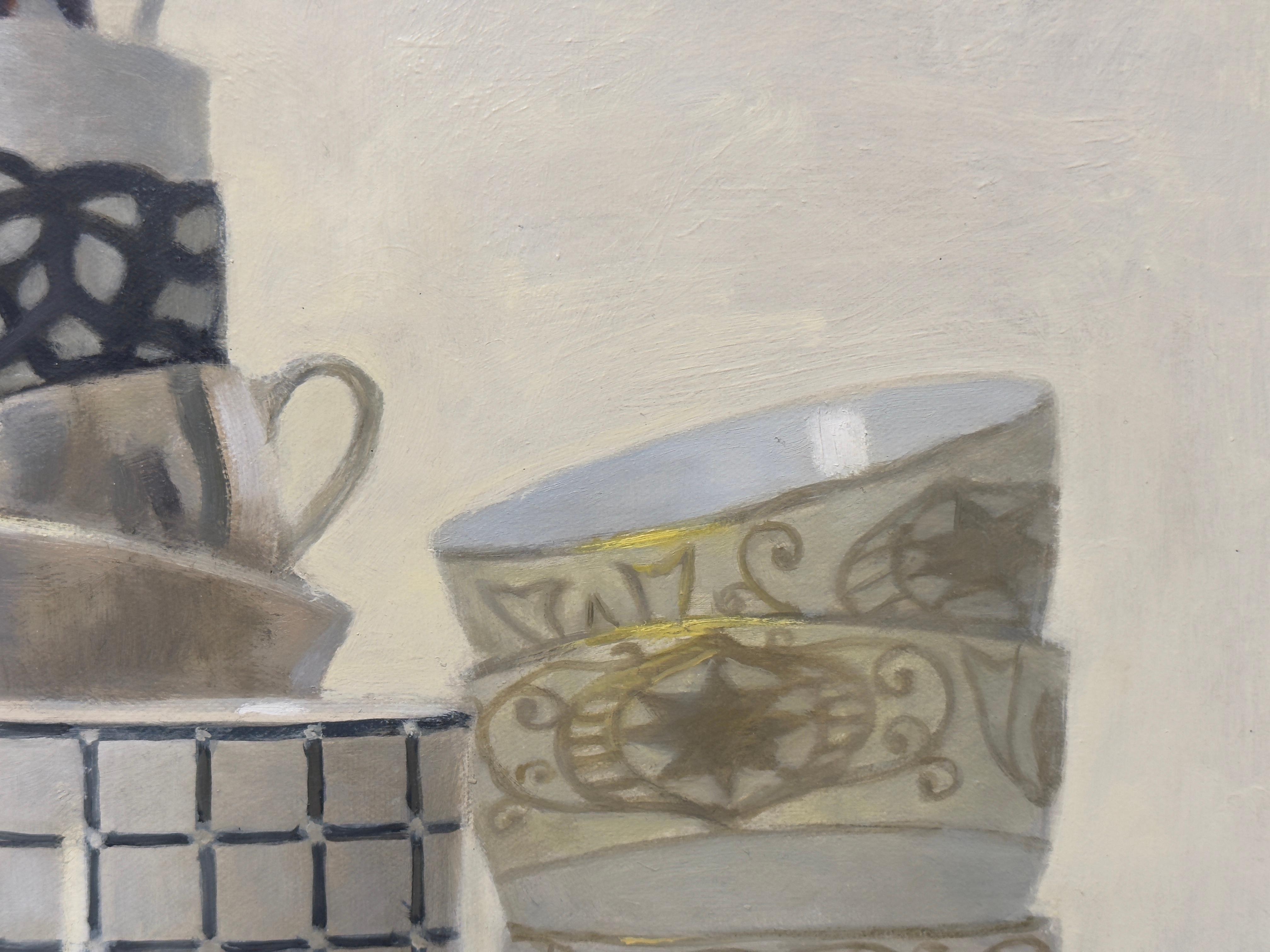 TEACUPS - Contemporary Still Life / Russian American Artist For Sale 3