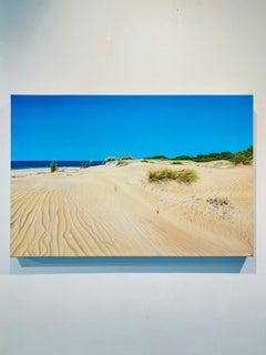 Sand Dunes -original realism seascape oil painting-contemporary Art