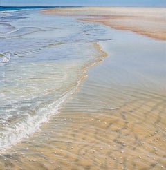 The Shore-original realism seascape oil painting-contemporary Art