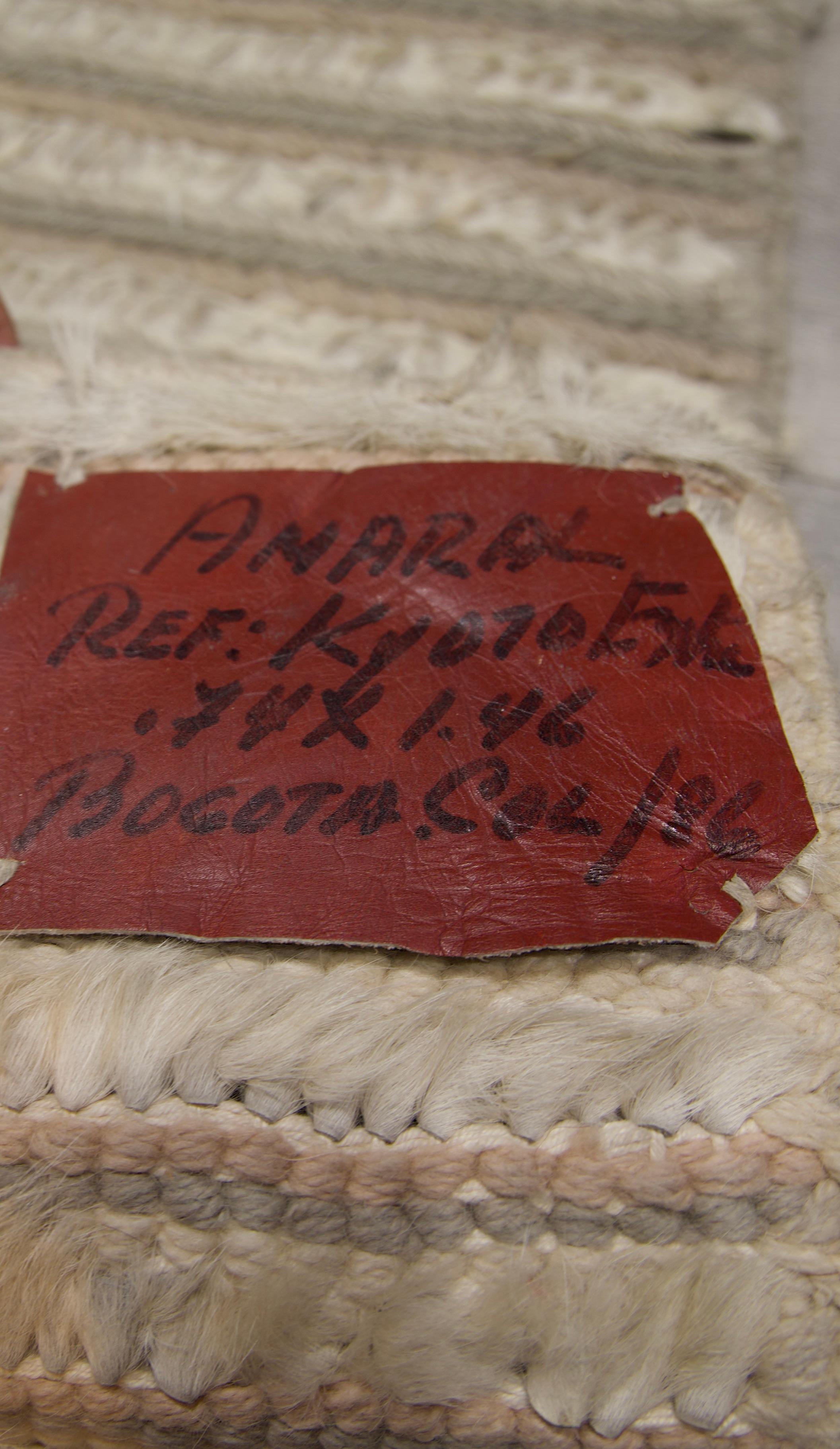 Olga de Amaral casa de Amaral 1986 seltenes Wandtextil Wolle, Leder und Pferdehaar (Gewebt) im Angebot