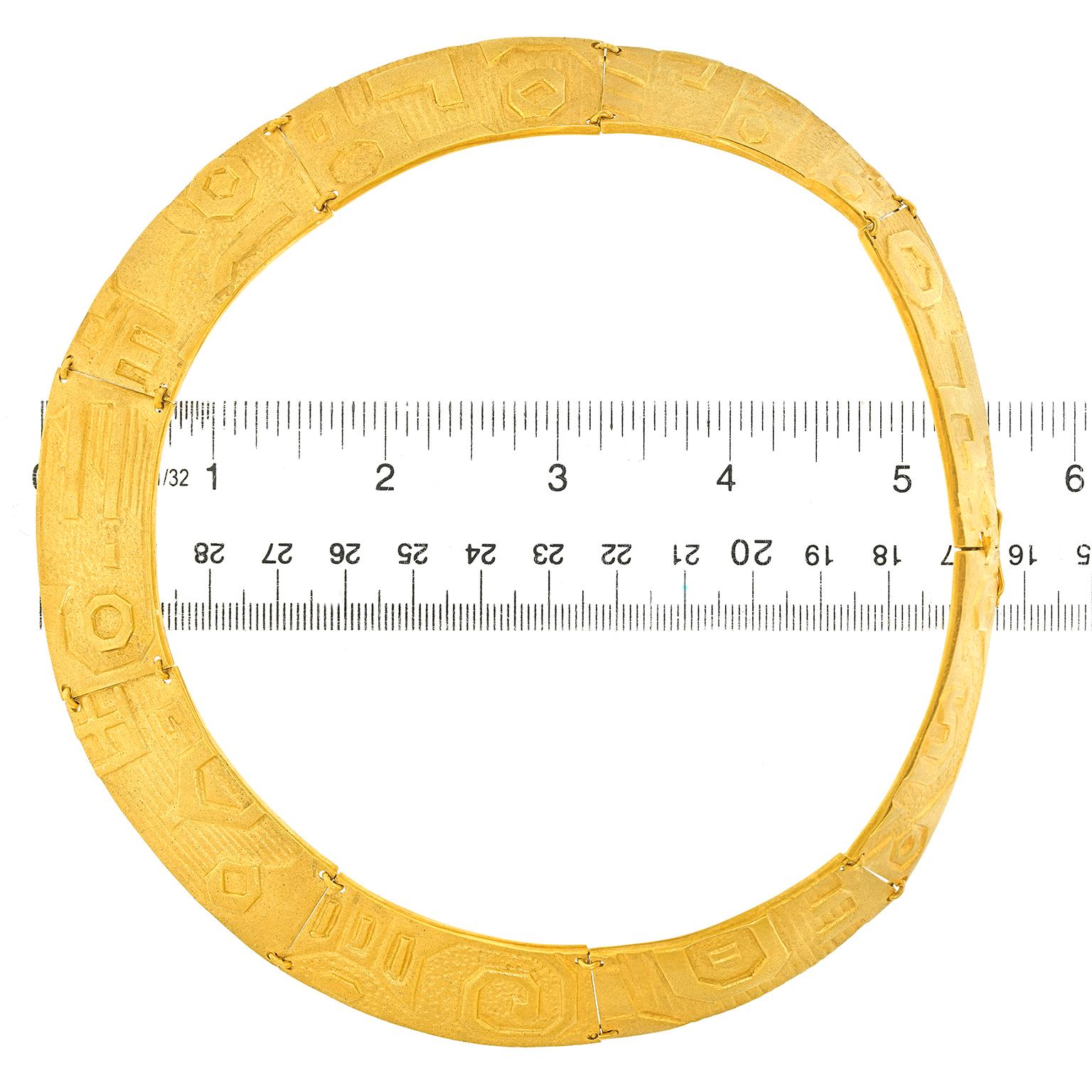 Olga Finzi Extraordinary Modernist Necklace For Sale 2