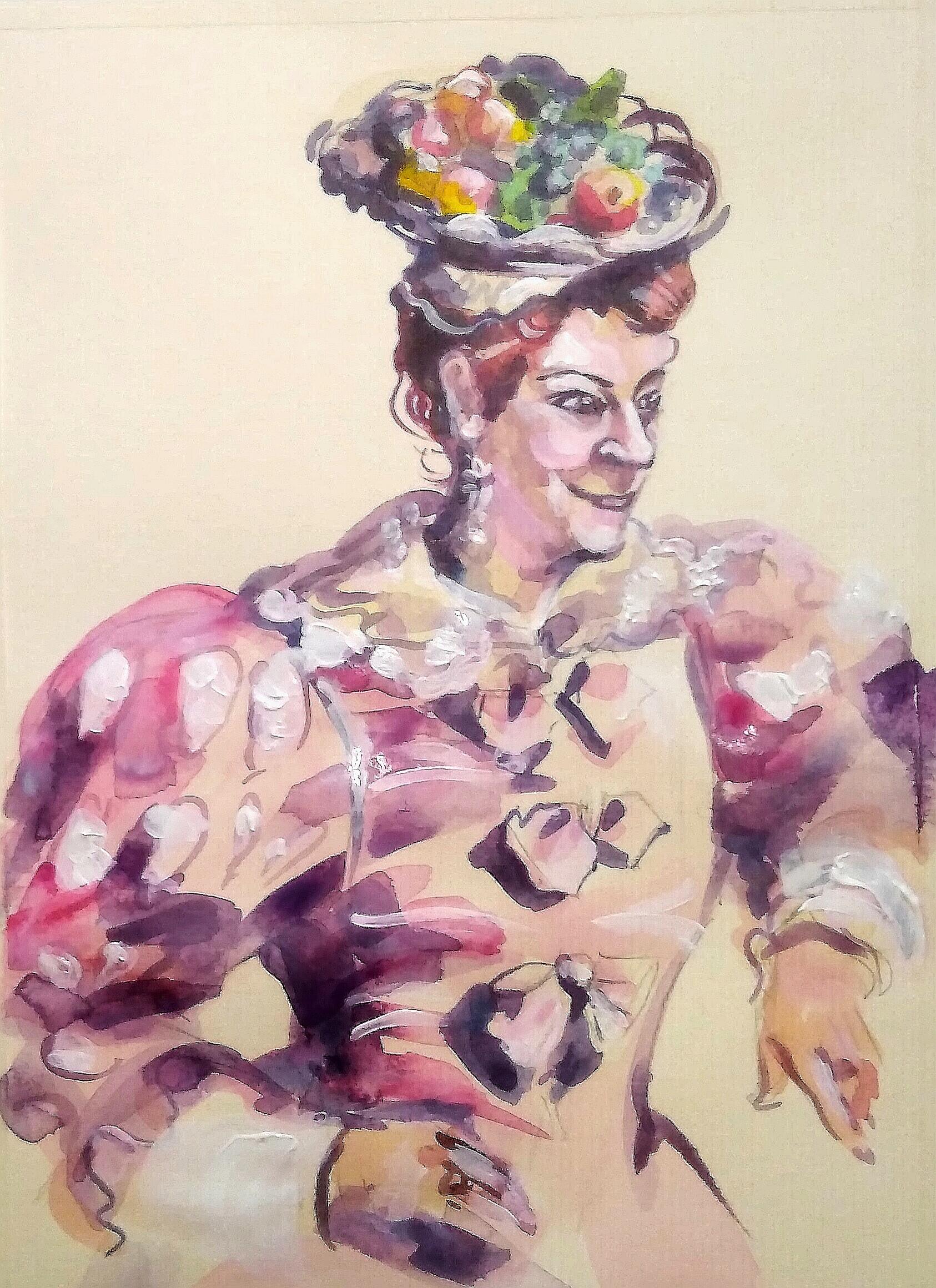  Olga Kasatkina Portrait Painting - Ranevskaya