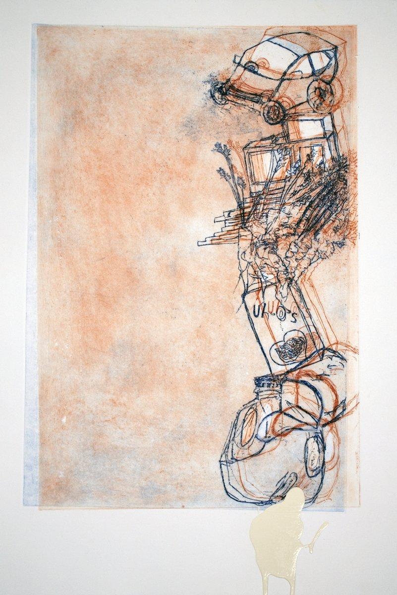 2010 "Haushalt Unternehmen – Print von Olga Koumoundouros