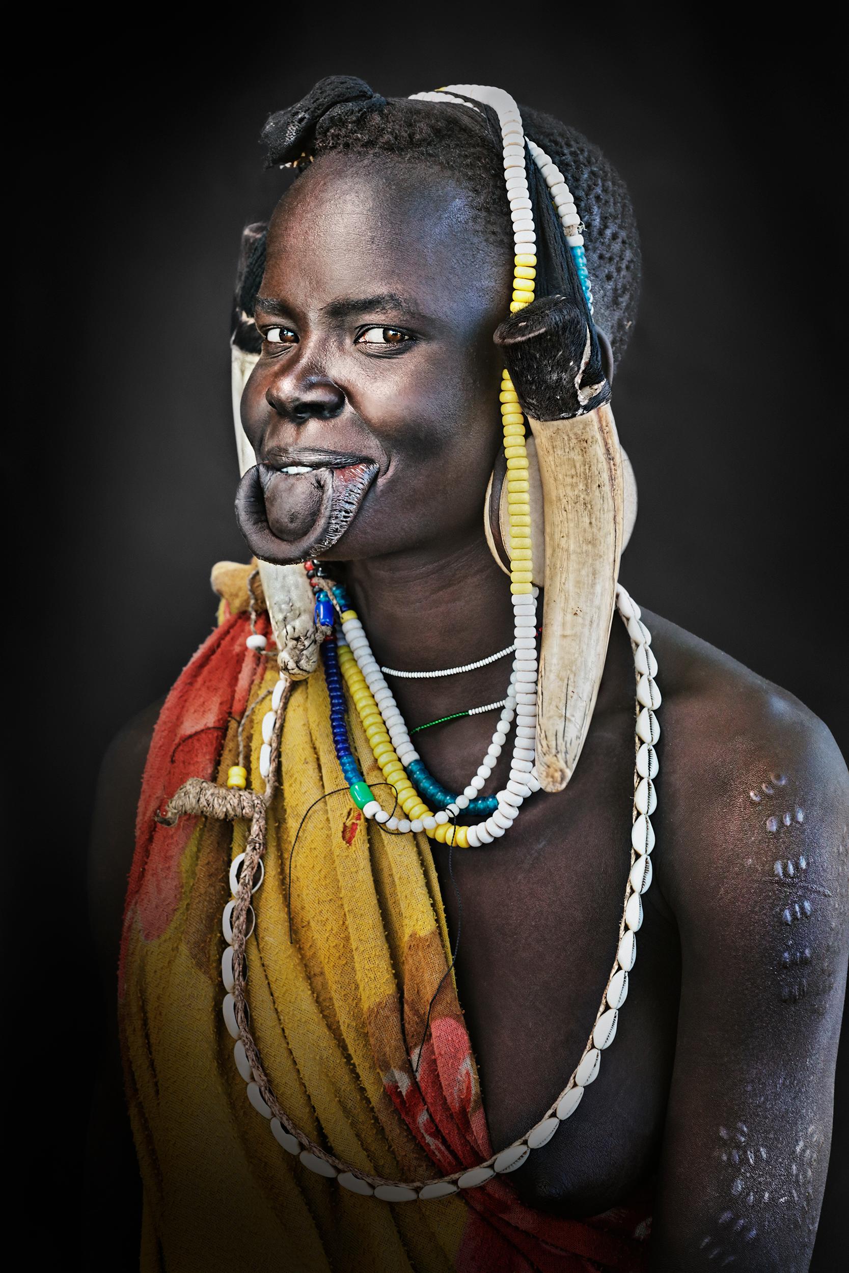 Olga Michi Color Photograph - The indigenous Madonna