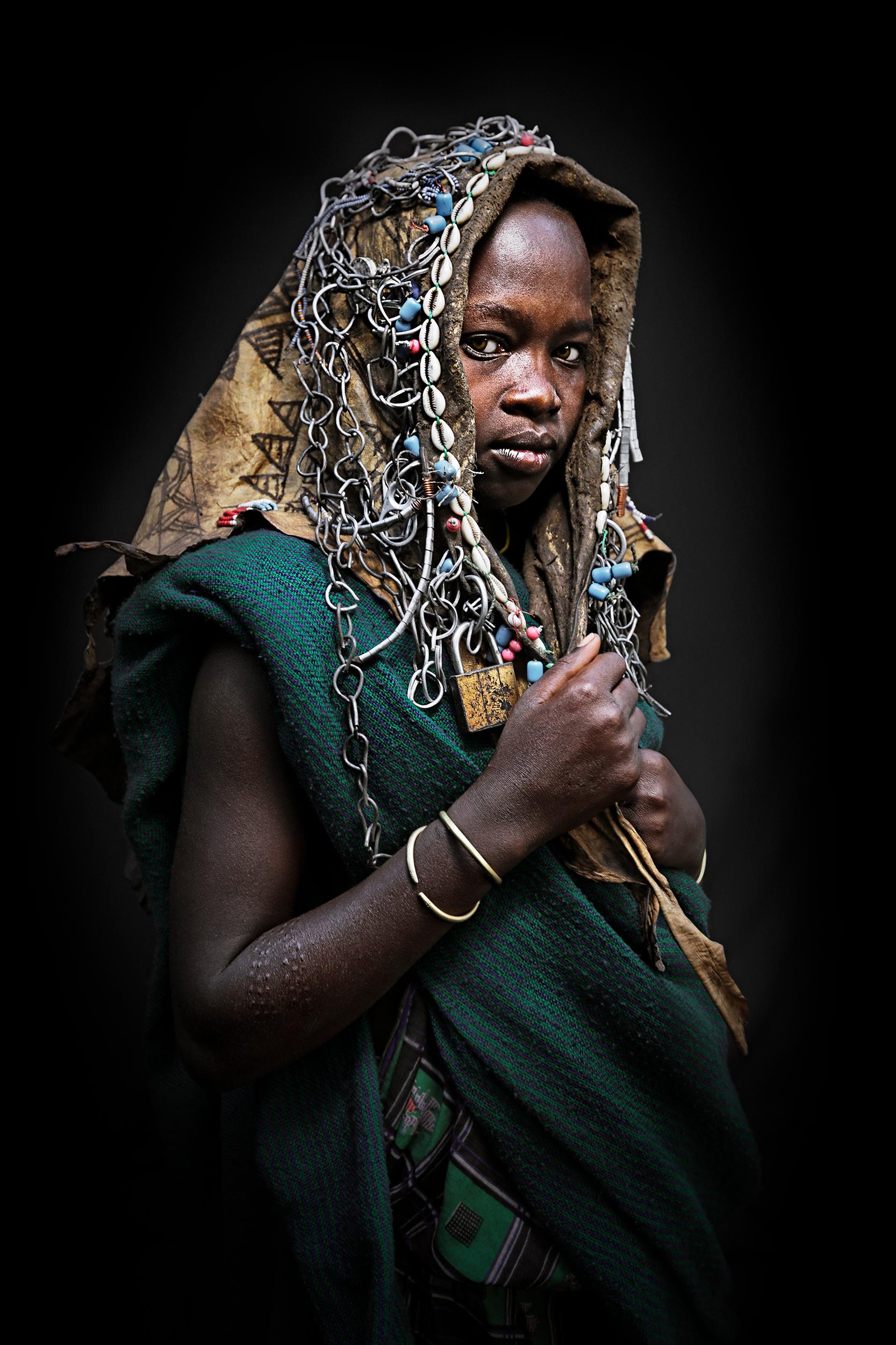 Olga Michi Color Photograph - Trade-off veil