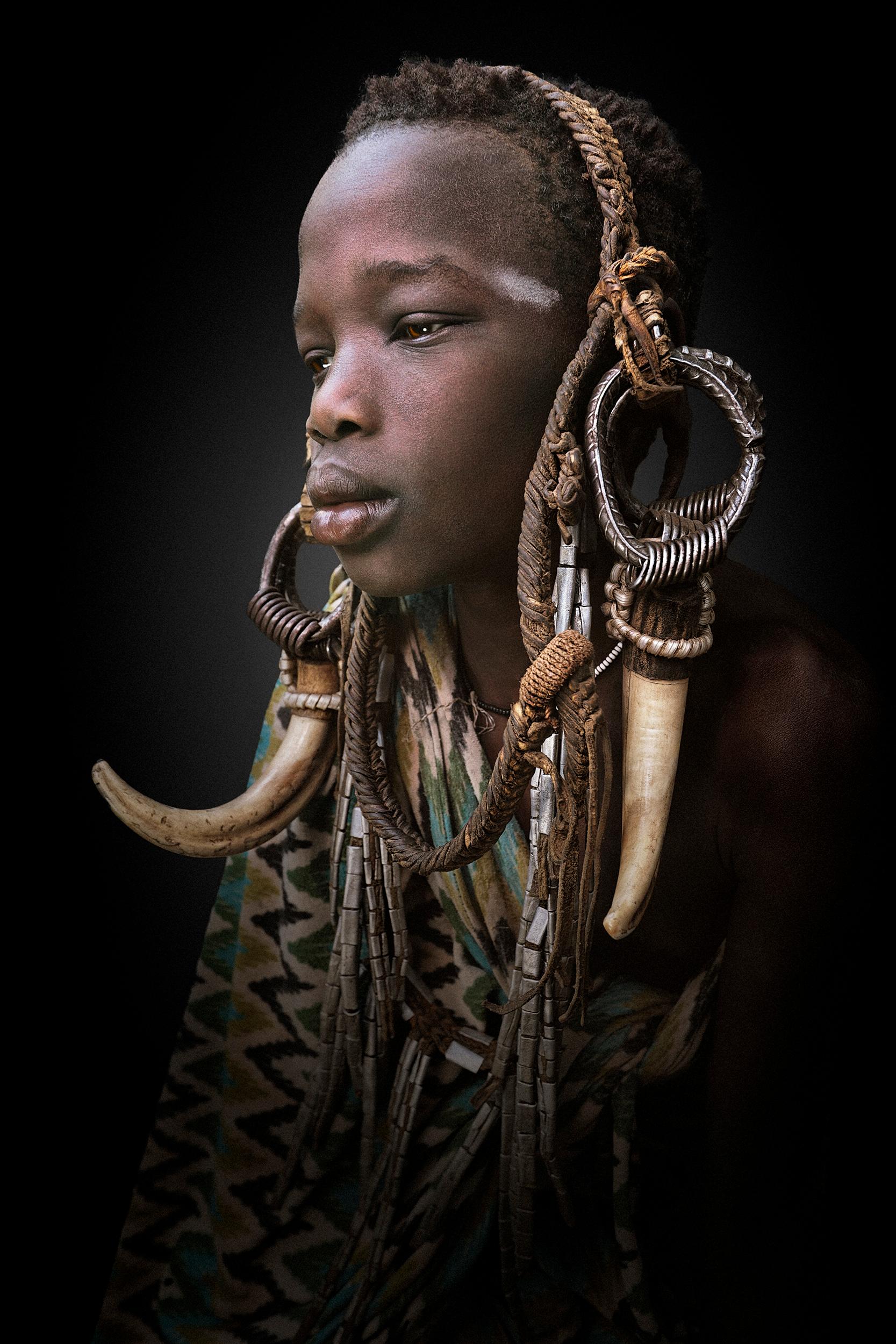 Olga Michi Portrait Photograph - Tribe Heritage