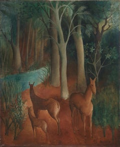 Olga Sacharoff. Untitled. 1930. Oil on canvas. 64 x 53 cm.