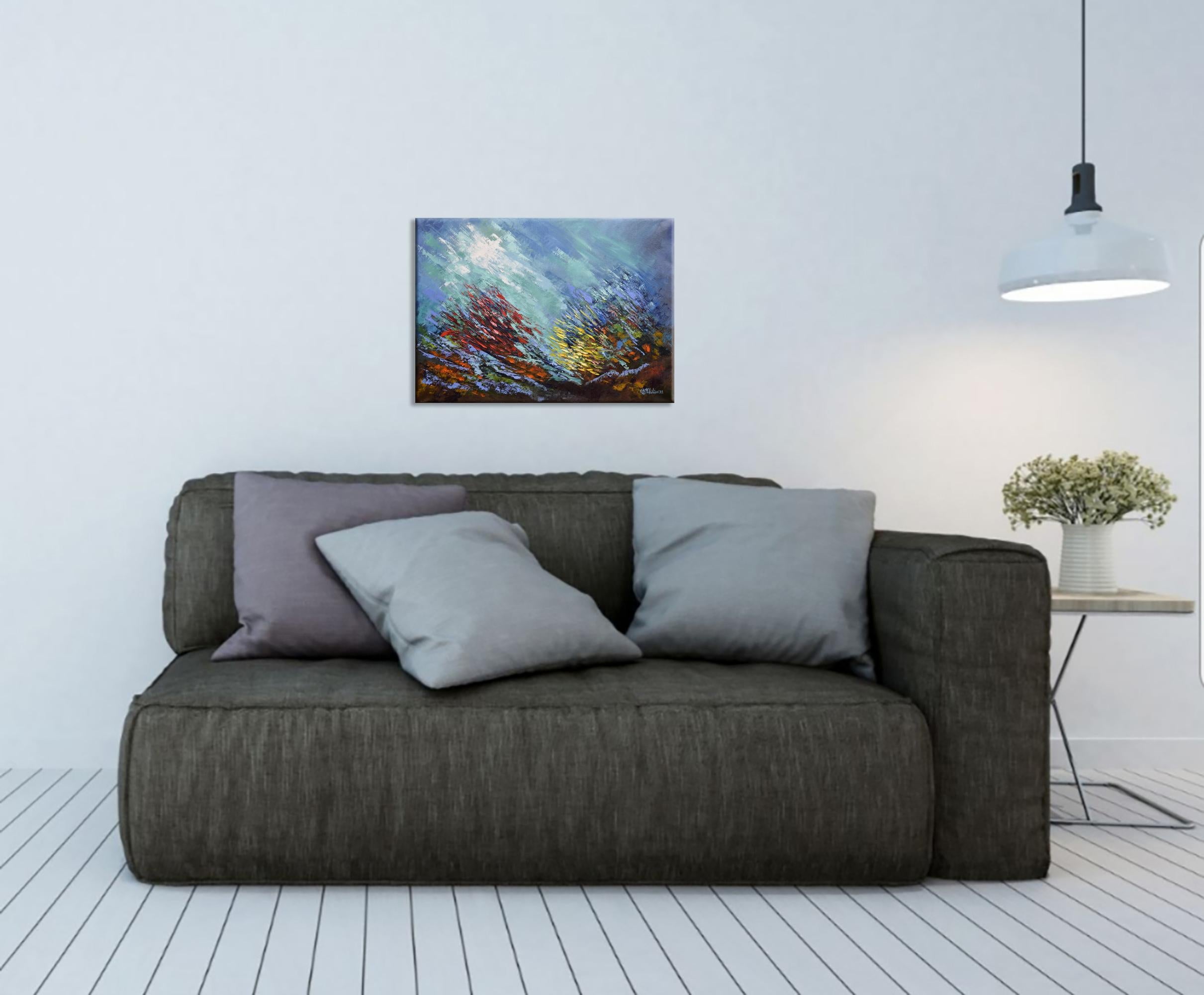 Pittura della barriera corallina delle Hawaii Oceanic Arts di Olga Nikitina
🎨 Titolo: Astratto sott'acqua
🎨 Dimensioni: 76x50 cm 30x20
🎨 Materiali: olio, tela tesa, spatola
🎨 Spedizione: imballaggio standard della galleria, spedizione espressa
