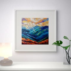 Blue Ridge Mountains Oil Painting Landscape