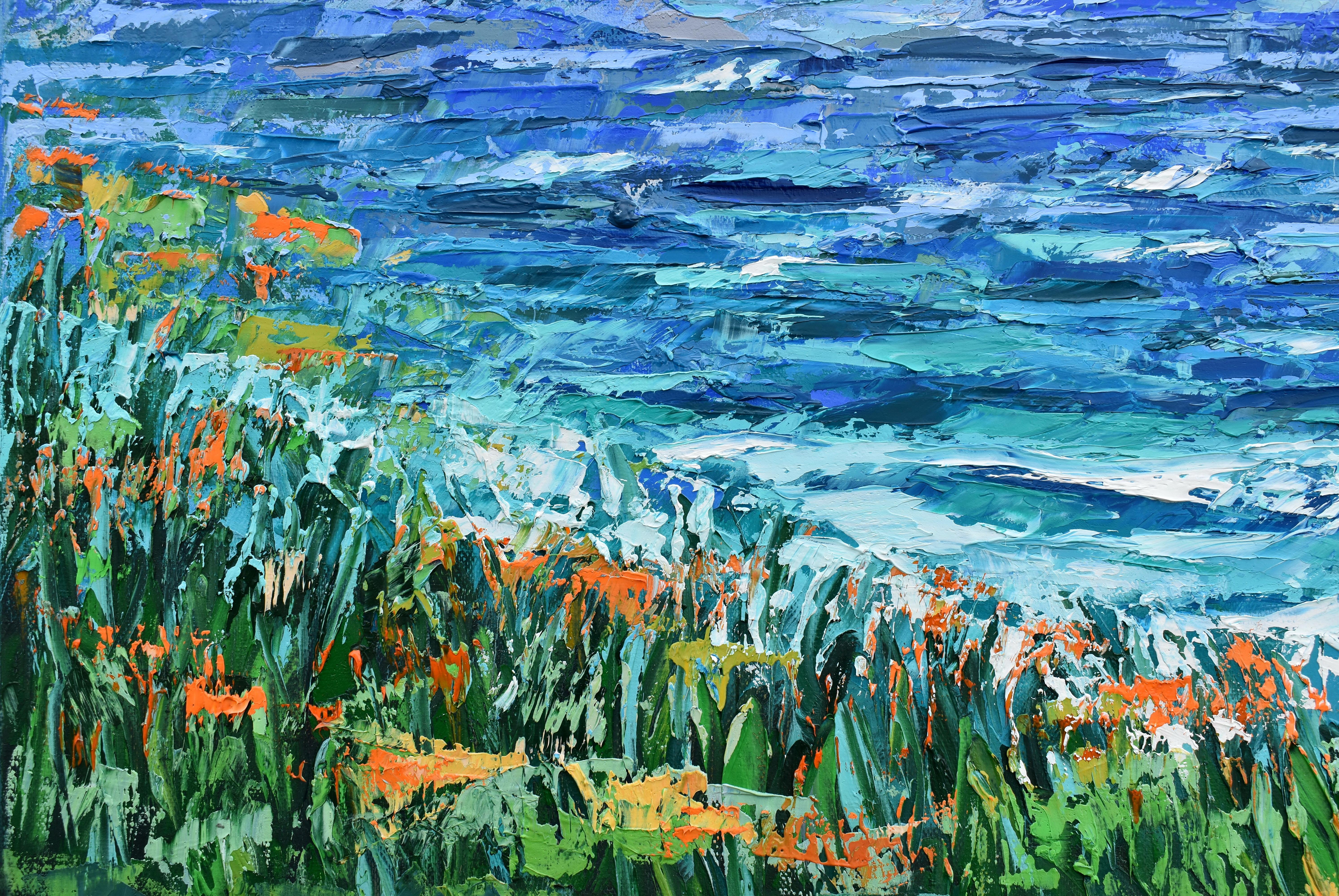 Il respiro dell'Antartide - Painting di Olga Nikitina