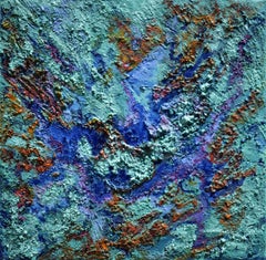 Coral Reef from Above Heavy Texture Ocean Abstract