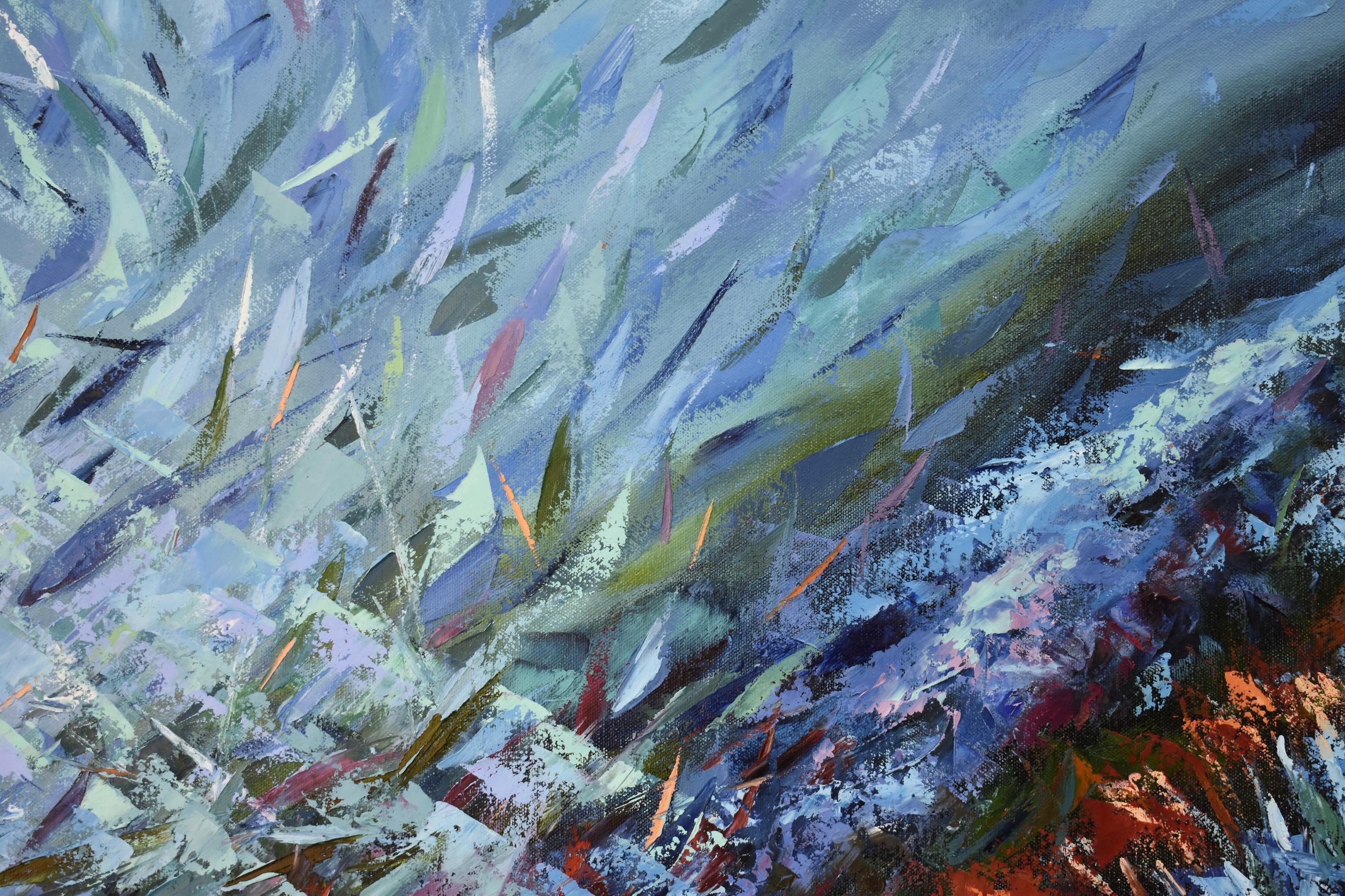 Coral Reef Painting Ocean Art Underwater Seascape Original Painting For Sale 3