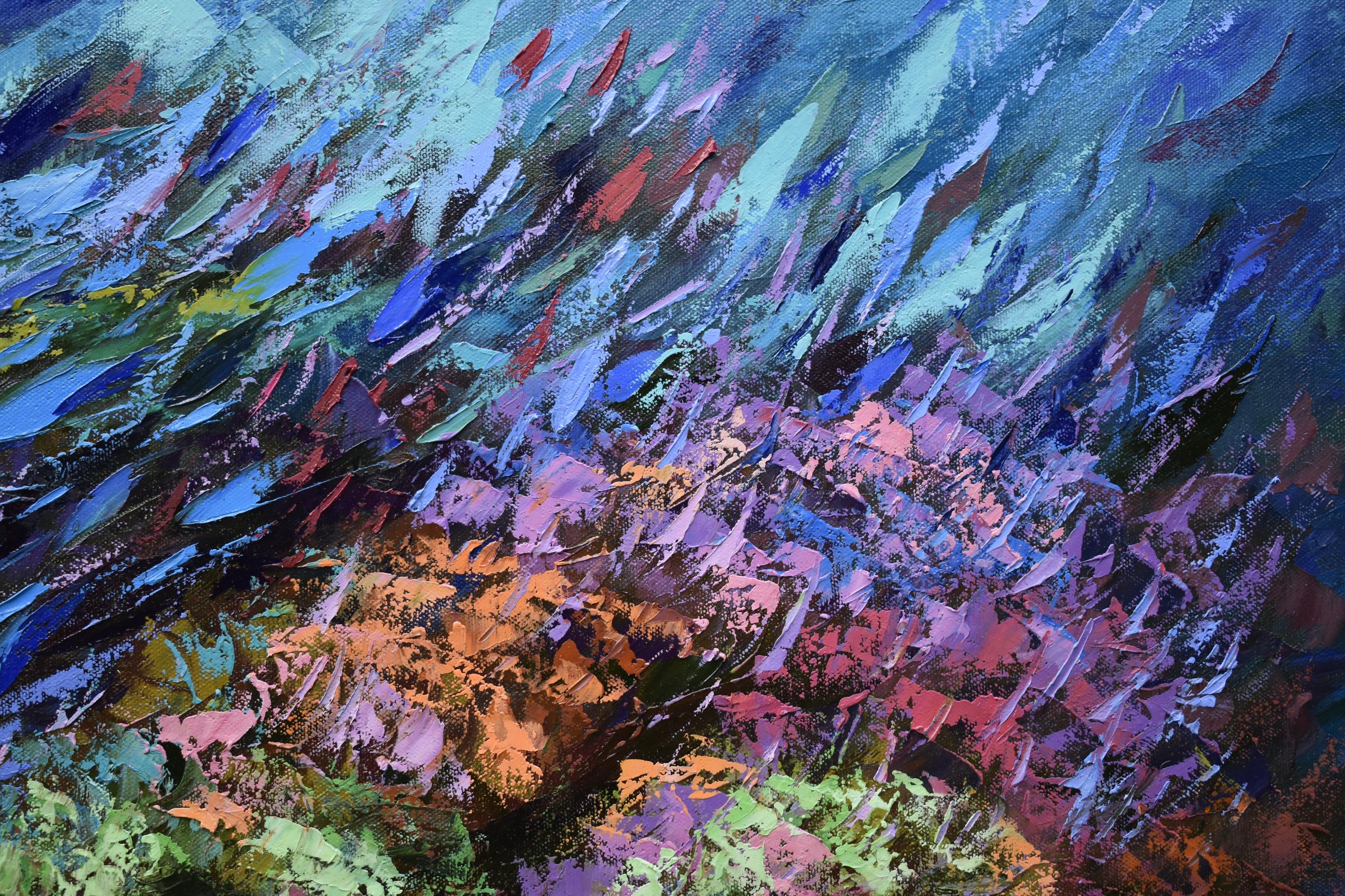 Coral Reef Painting Ocean Arts Underwater Seascape Original Painting 5