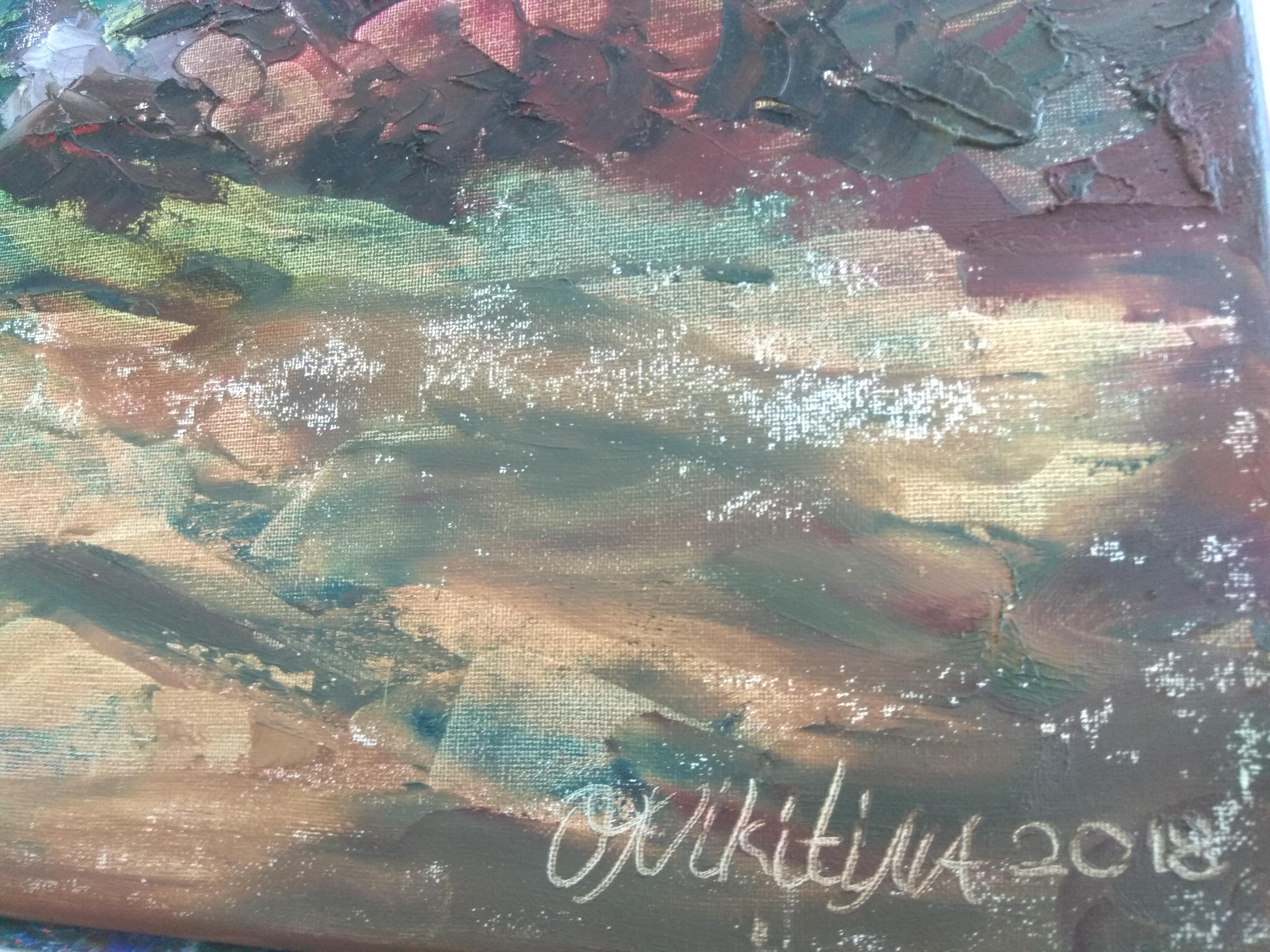 underwater oil painting