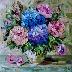 Bouquet di fiori di ortensia