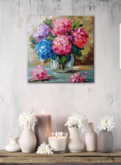Hydrangea Still Life Oil Painting Original Art Impasto