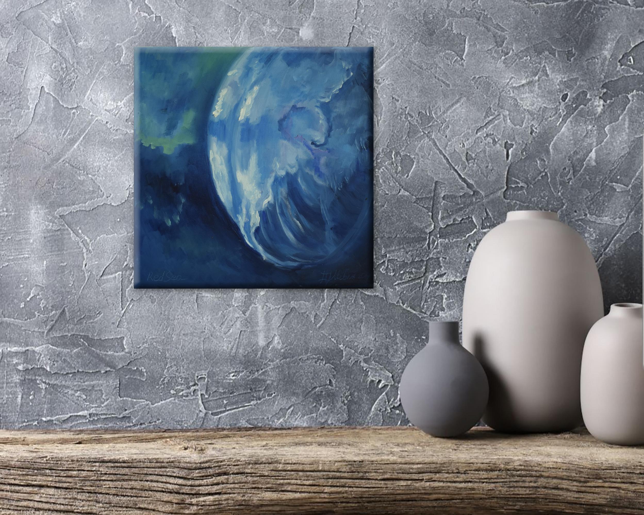 Pez gelatina - Painting de Olga Nikitina