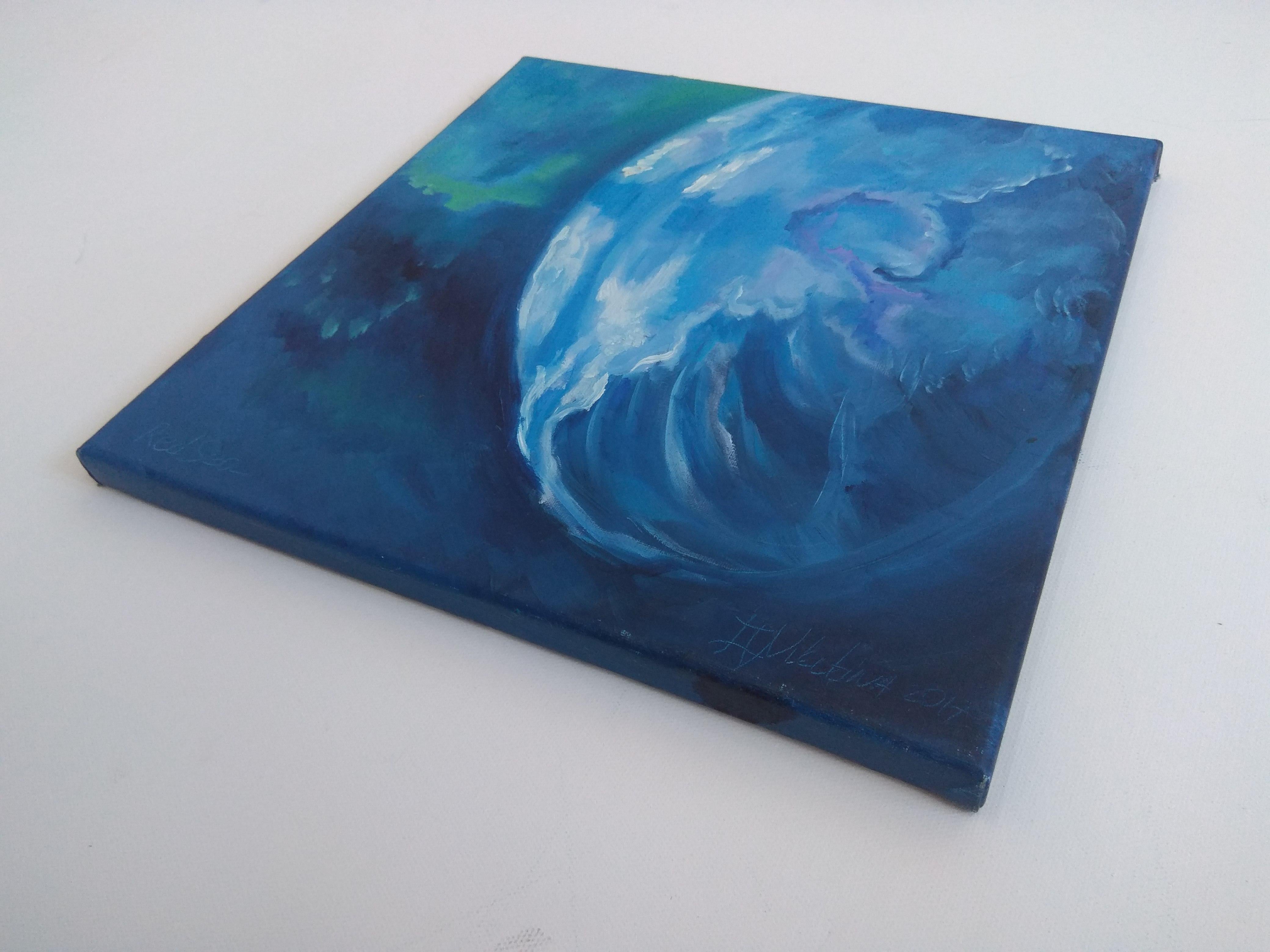 Medusa Pintura Submarina Arte Original Tropical Océano Arte Pintura al Óleo Pez by OlgaNikitinArt

* Título 