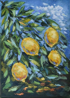 Lemon Tree Fruit Painting