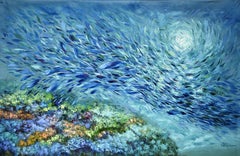 Pulse of the Ocean Oil Painting on Canvas 150x100cm