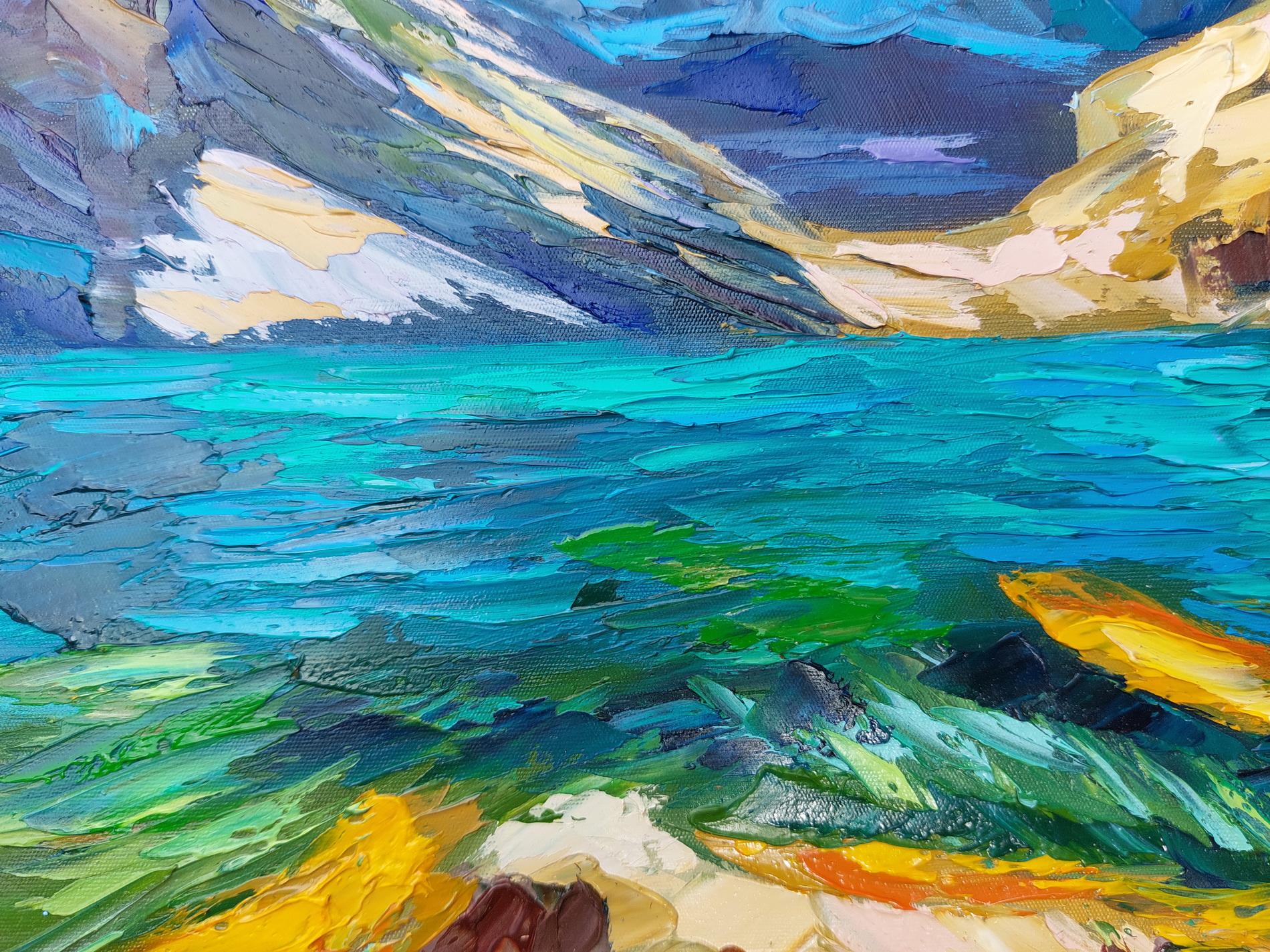 Pintura de las Montañas Rocosas Parque Nacional Arte original - Painting de Olga Nikitina